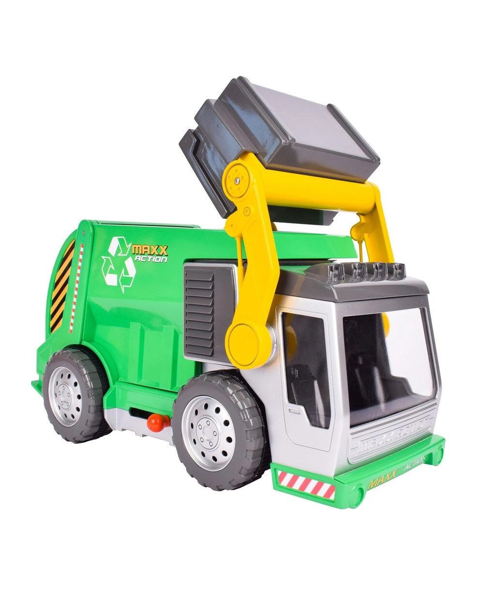 5 MAXX Action Motorised Lights & Sounds 3n1 Recycle Truck W 15 Accessories, 5 of 5