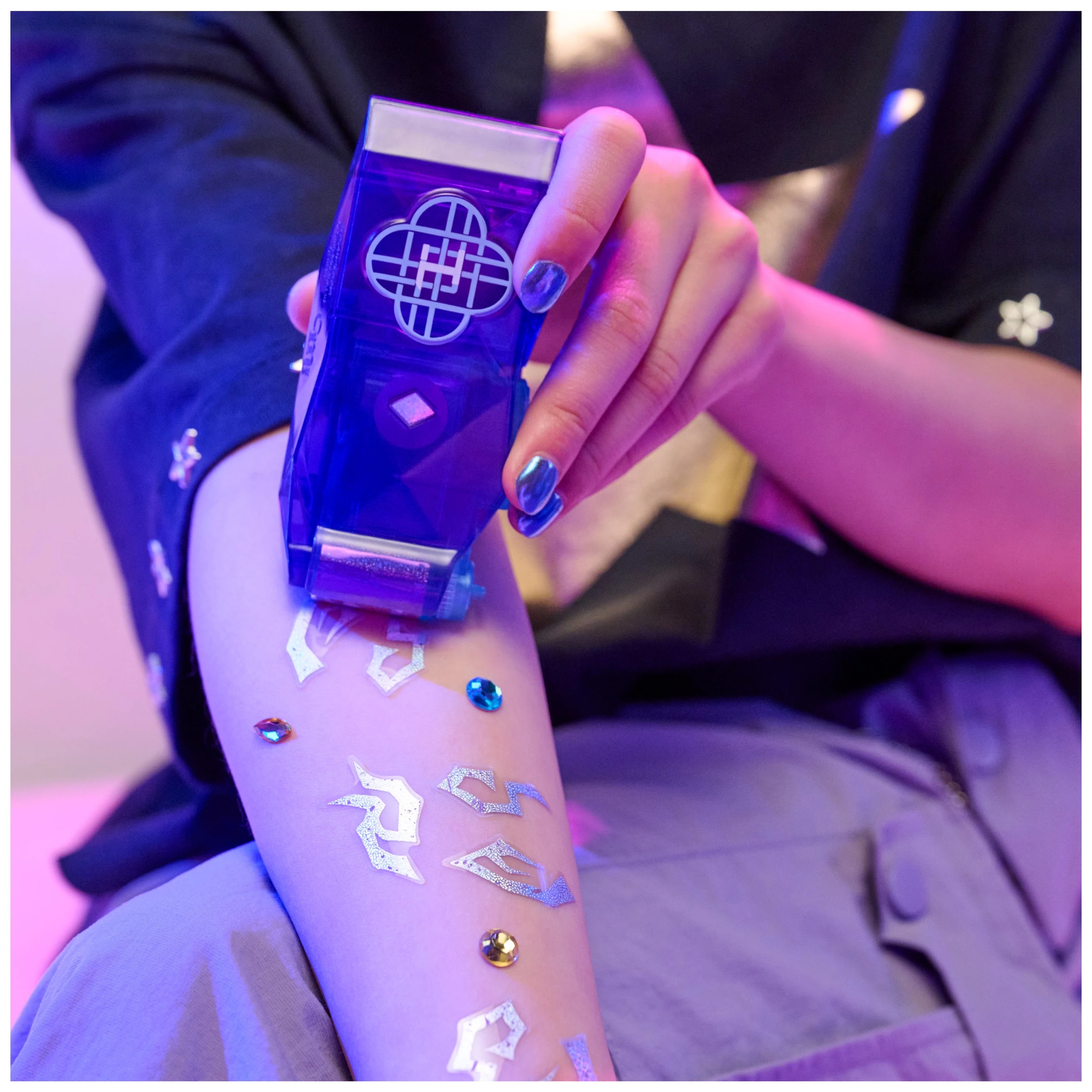 3 KPop Demon Hunters Cool Maker Body Art - Shimmer Foil Tattoos, 3 of 9