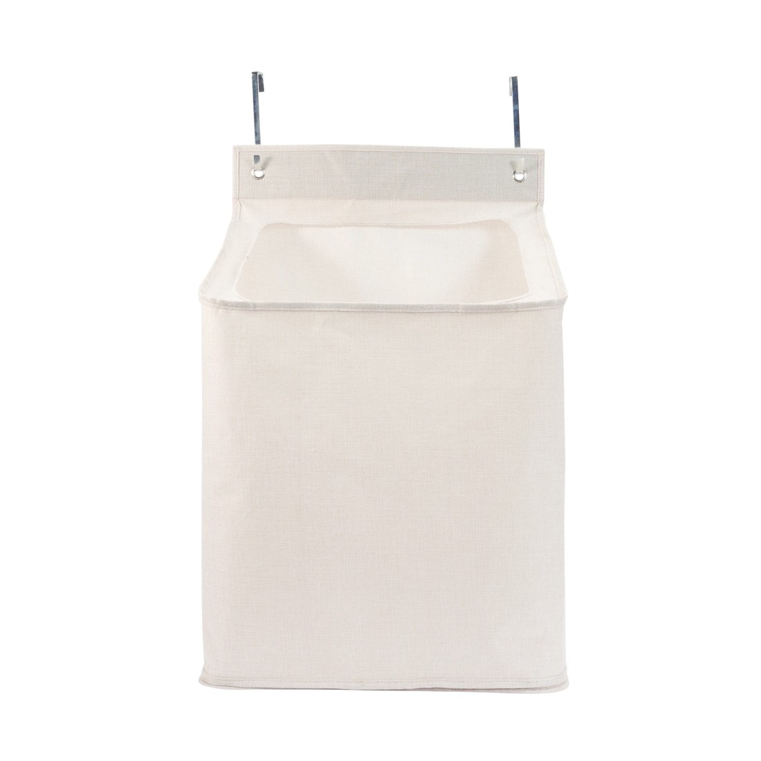 6 Linen Look Hanging Laundry Bag, 6 of 10