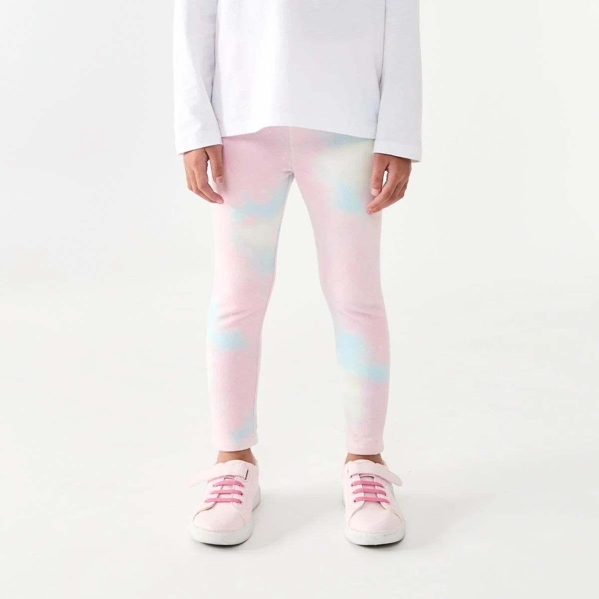 1 Fleecy Lined Leggings Galaxy, 1 of 8