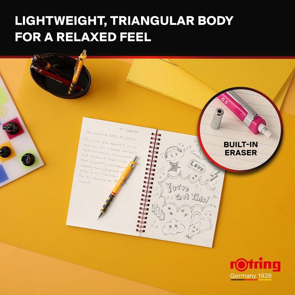 6 rOtring Tikky Mechanical Pencil 0.7 mm Iris, 6 of 8