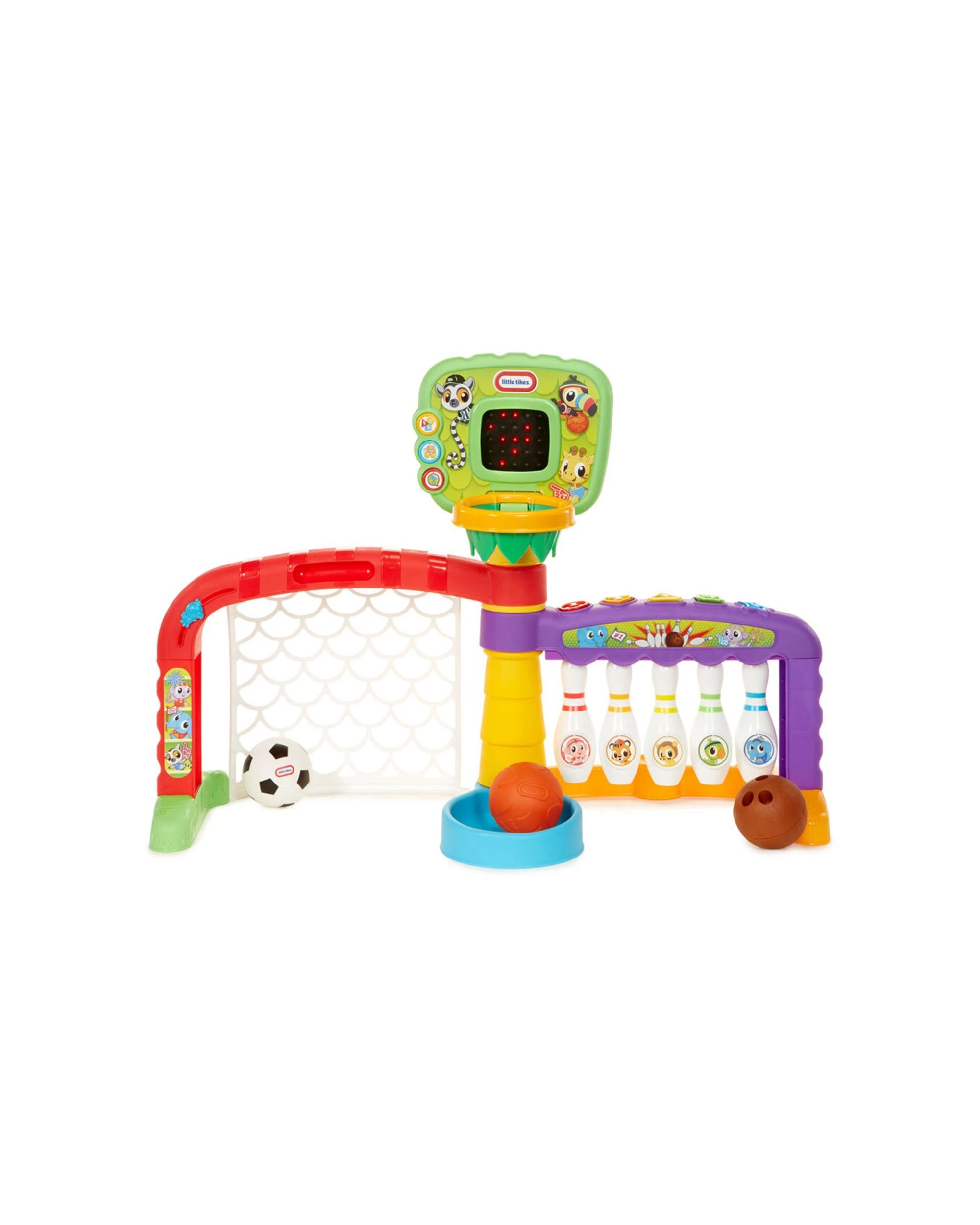 7 Little Tikes 3-in-1 Sports Zone Basketball Bowling Soccer Toddler Toy - Ages 1-3 - Multi, 7 of 9