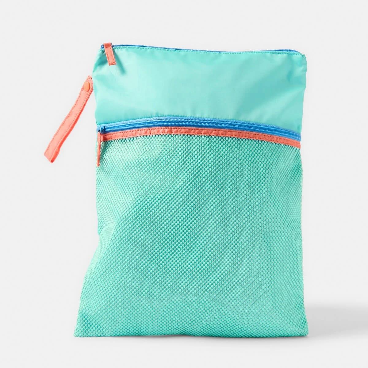 1 Swim Bag BLUE COLOUR BLOCK, 1 of 3