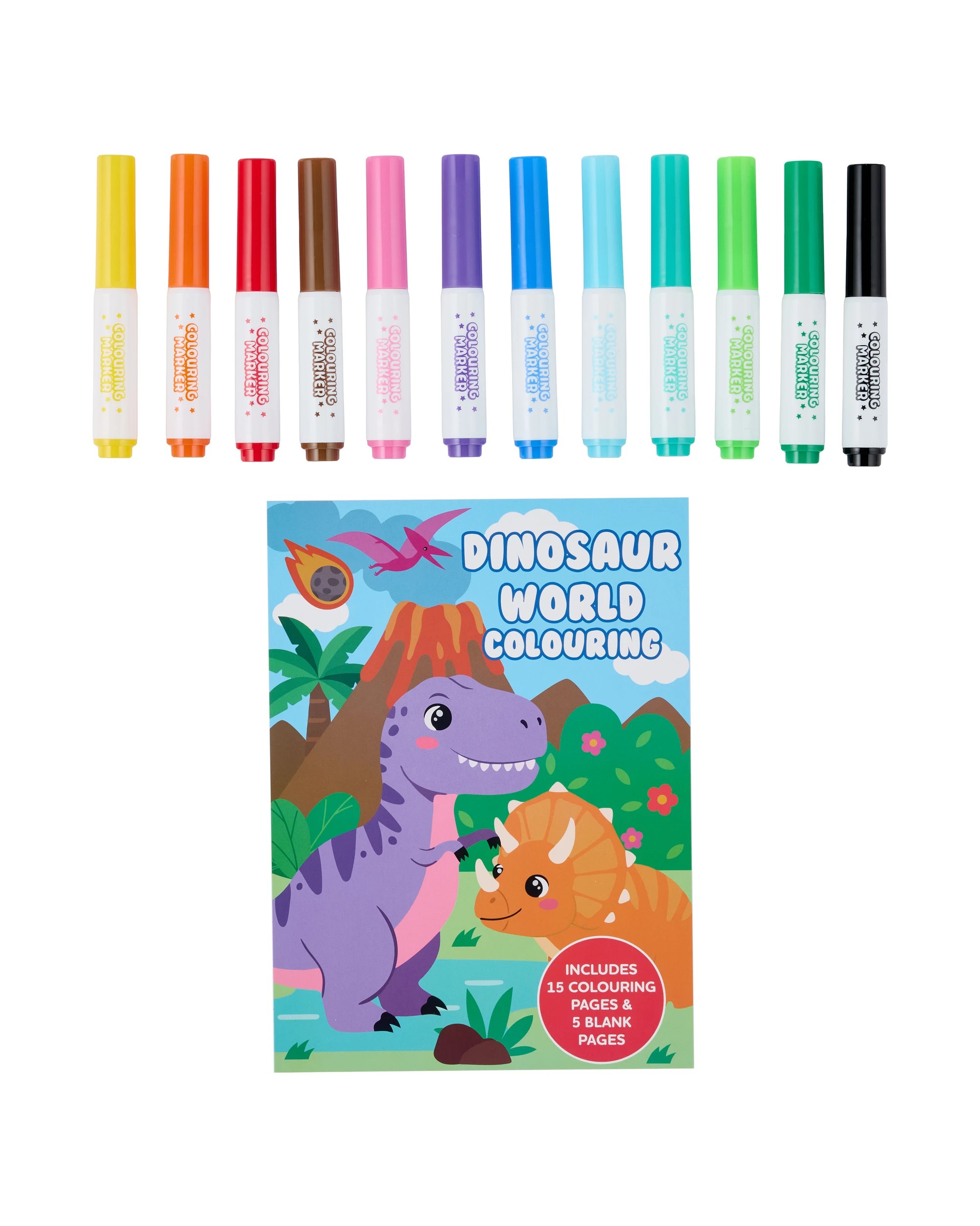 3 On The Go Dino Colouring Marker Case, 3 of 4