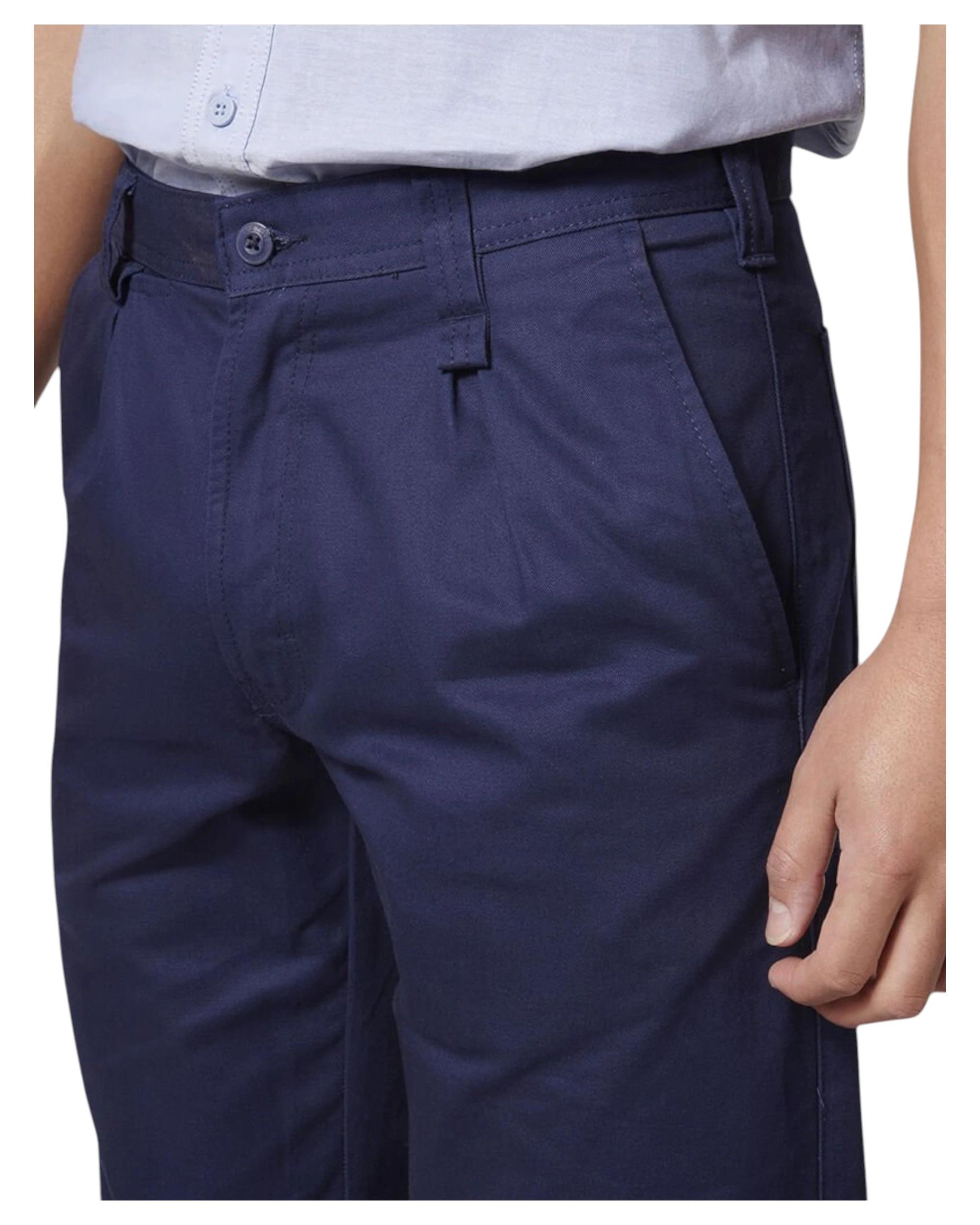 5 Hard Yakka Mens Drill Work Pant Cotton Navy Pants Y02501 NAVY, 5 of 9