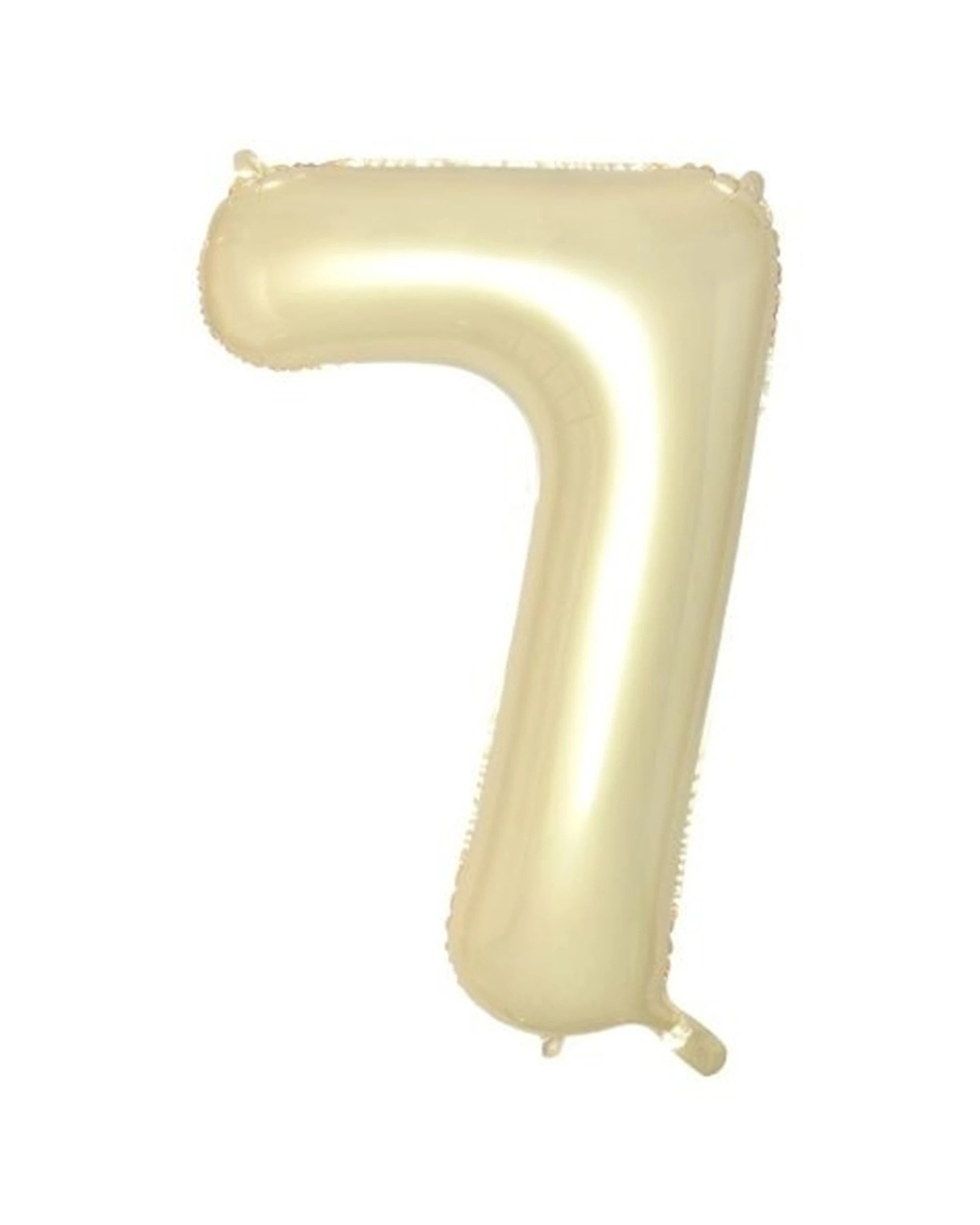 1 Alpen Decrotex Foil Balloon Number 7 Party Decoration 34 Inches Luxe - Gold, 1 of 1