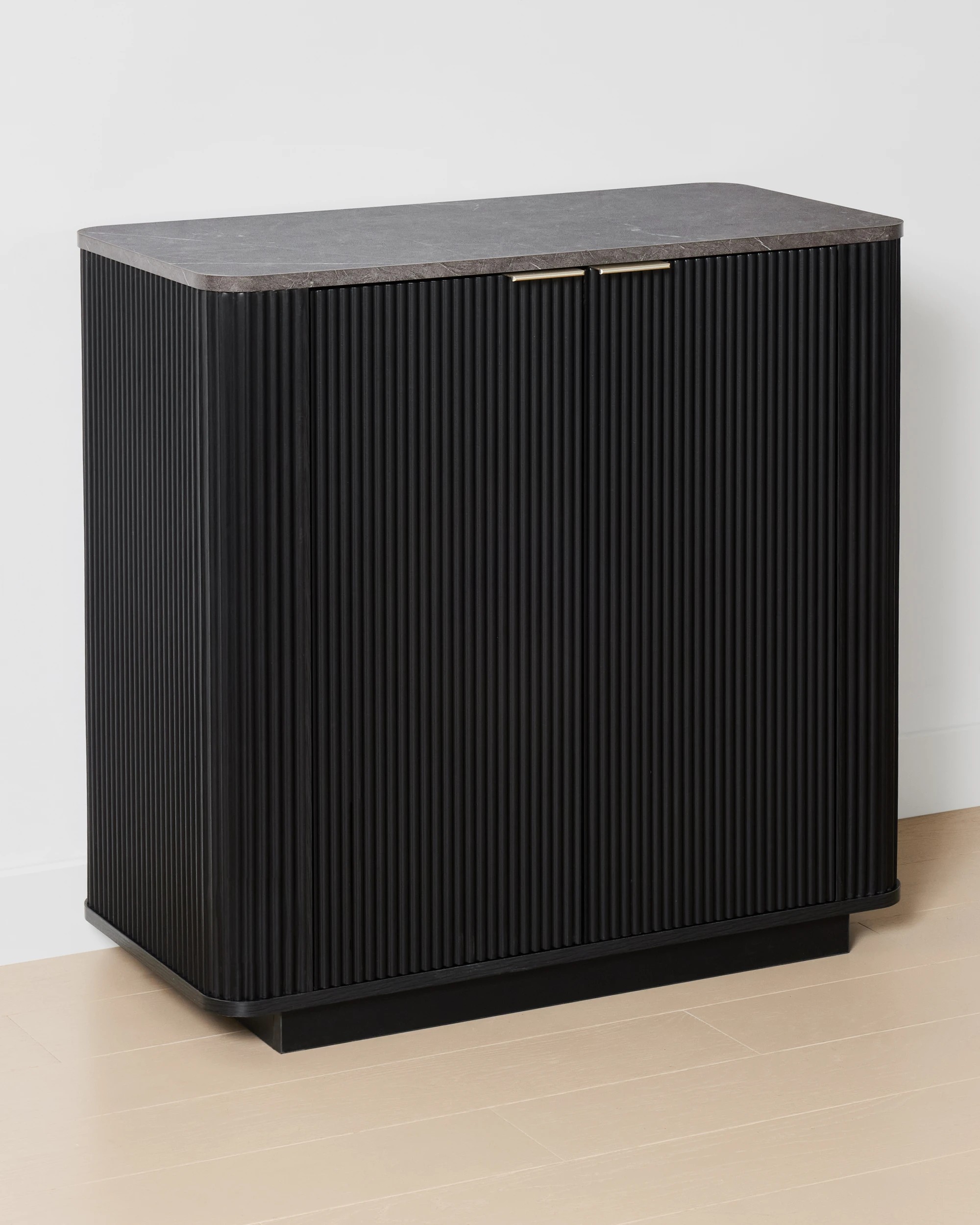 4 Claire 2 Door Cabinet - Black, 4 of 8