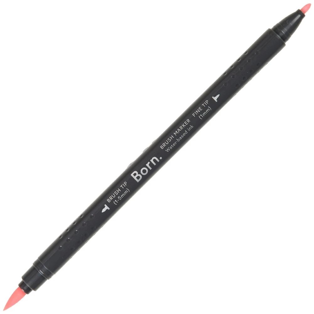 4 Born Professional Brush Dual-Tip Marker Porcelain R040, 4 of 4