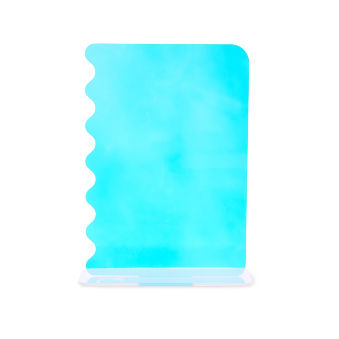 3 4 Piece Iridescent Wavy Acrylic Tabletop Sign, 3 of 9