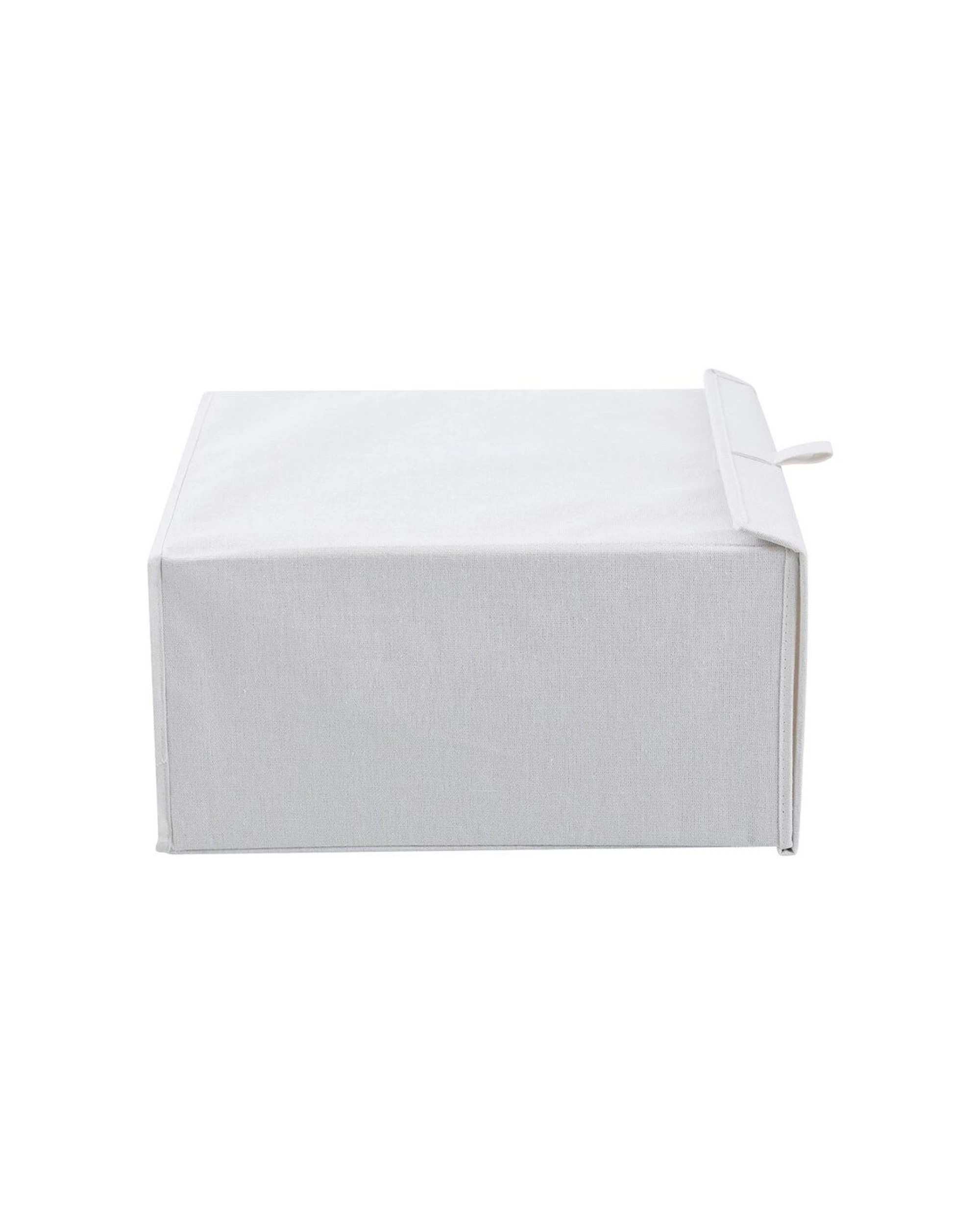 3 Boxsweden Kloset Linen Foldable Clothing Storage Box 38x40x20cm Lightweight
 - white, 3 of 5