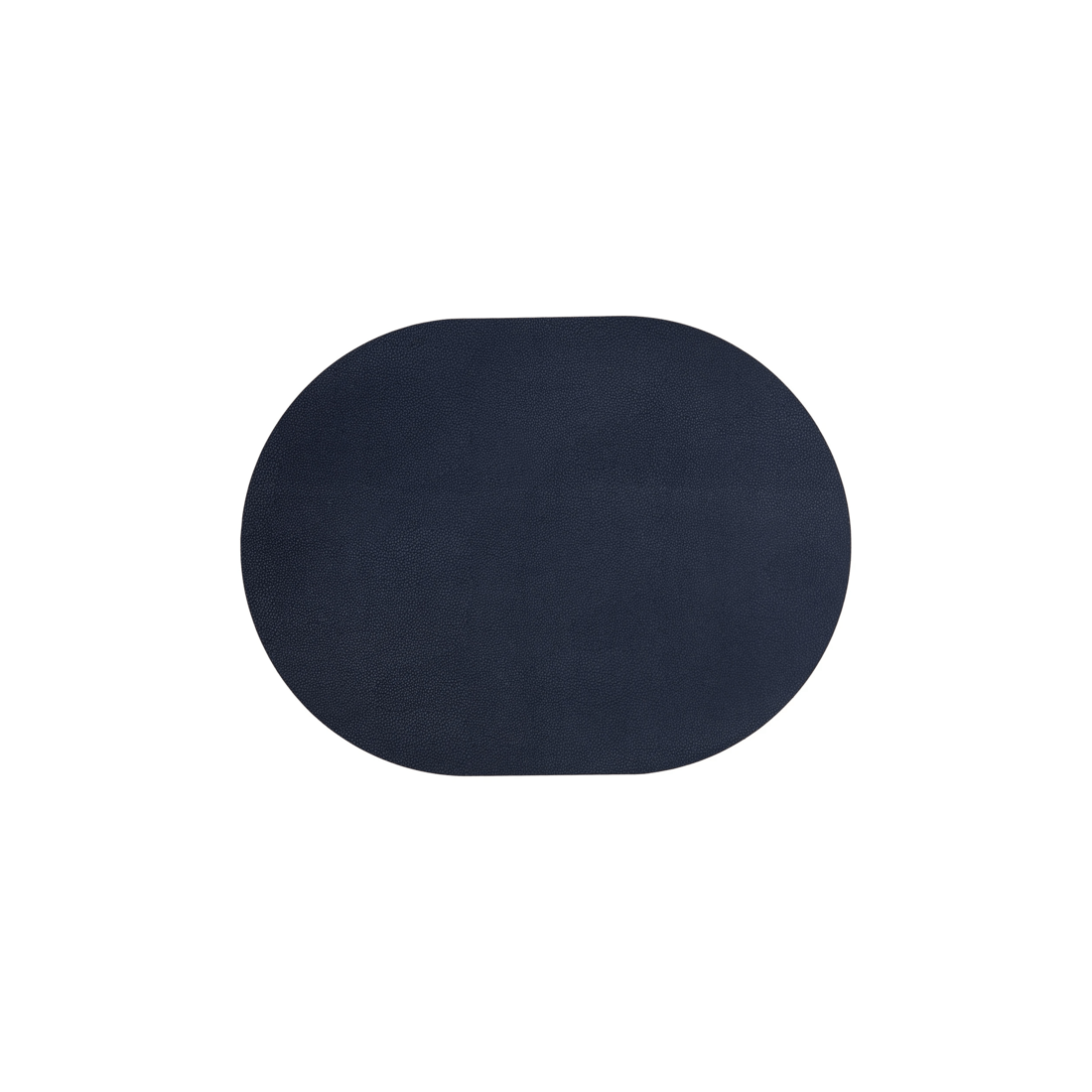 1 4pc Ladelle Hugo Oval Navy Vinyl Kitchenware Placemat/table Mat 33x44cm
 - Blue, 1 of 3