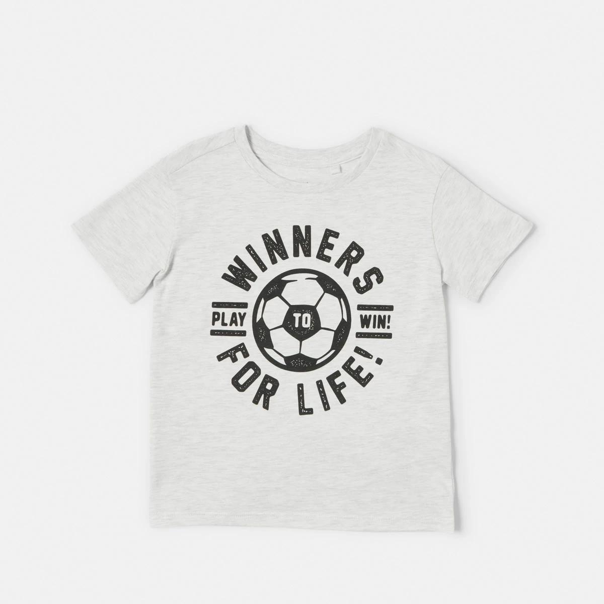 7 Chest Print T-shirt Whtsoccer, 7 of 8