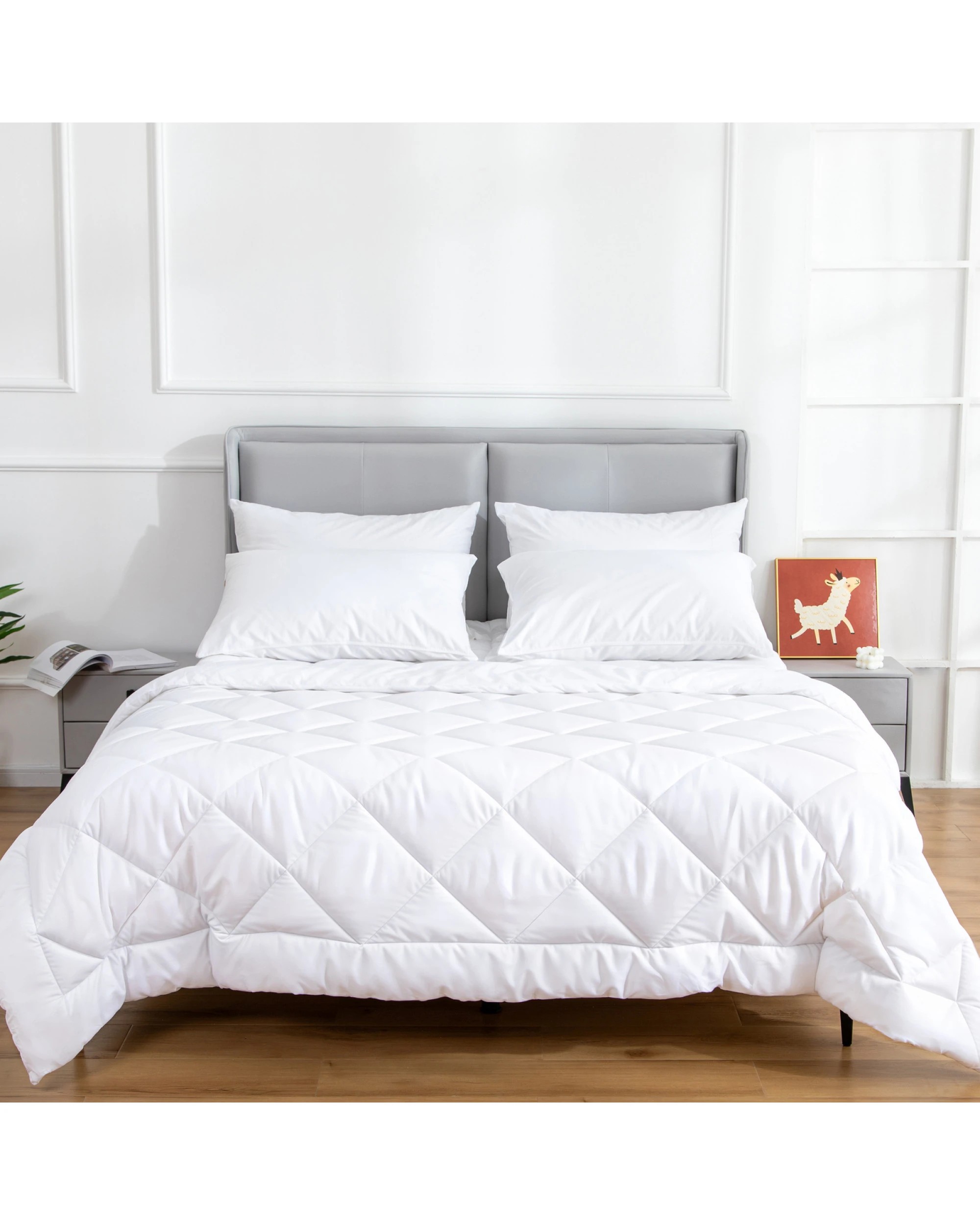 7 Hacienda Microfiber/Bamboo Blend, Hypoallergenic & Antibacterial Quilt - Double, 7 of 7