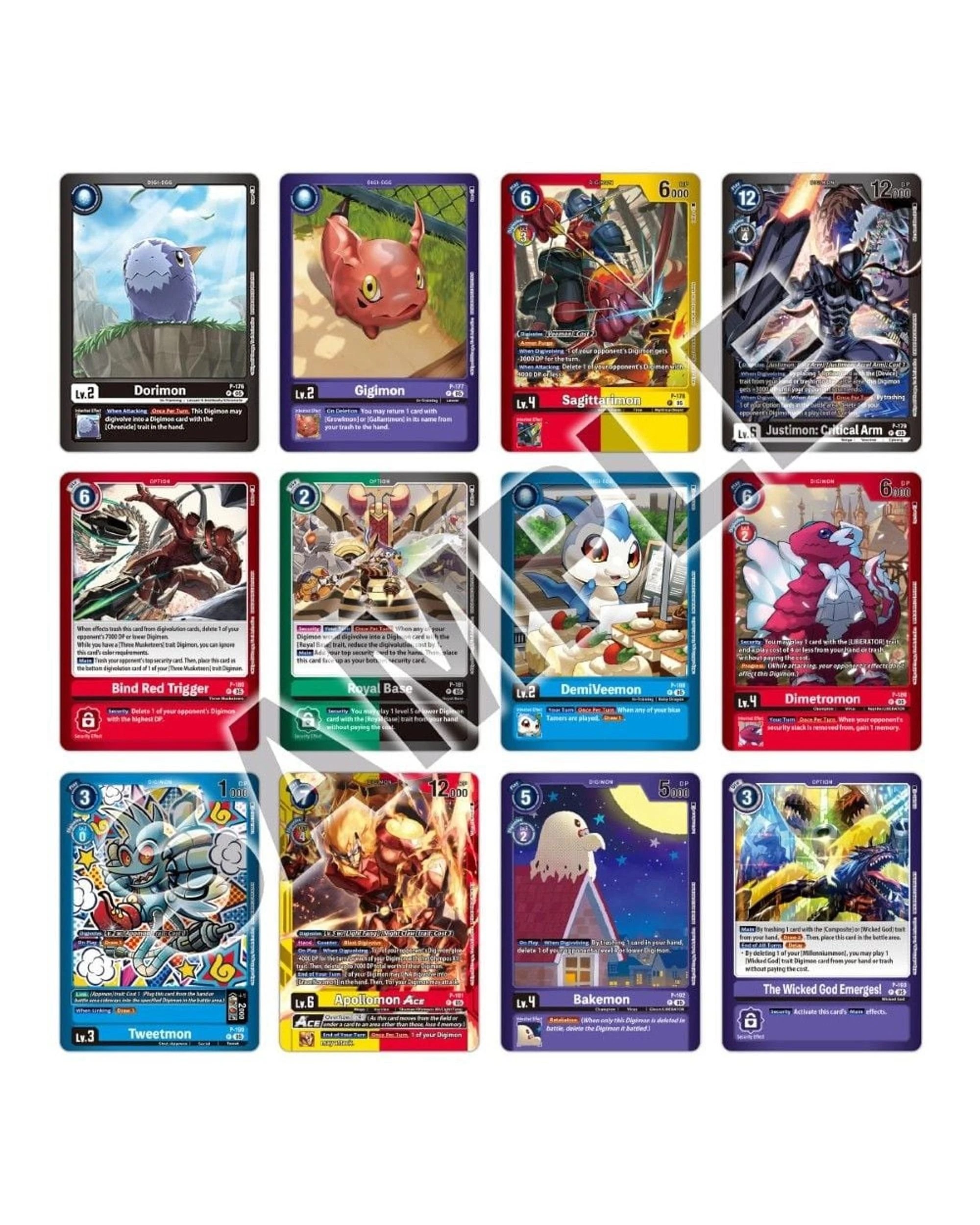 5 Digimon Card Game: Limited Card Pack Another Knight - LM-07, 5 of 5