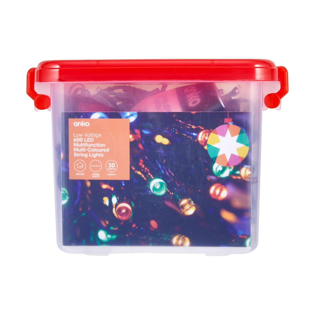 6 Low Voltage 600 LED Multifunction Multi-Coloured String Lights, 6 of 7