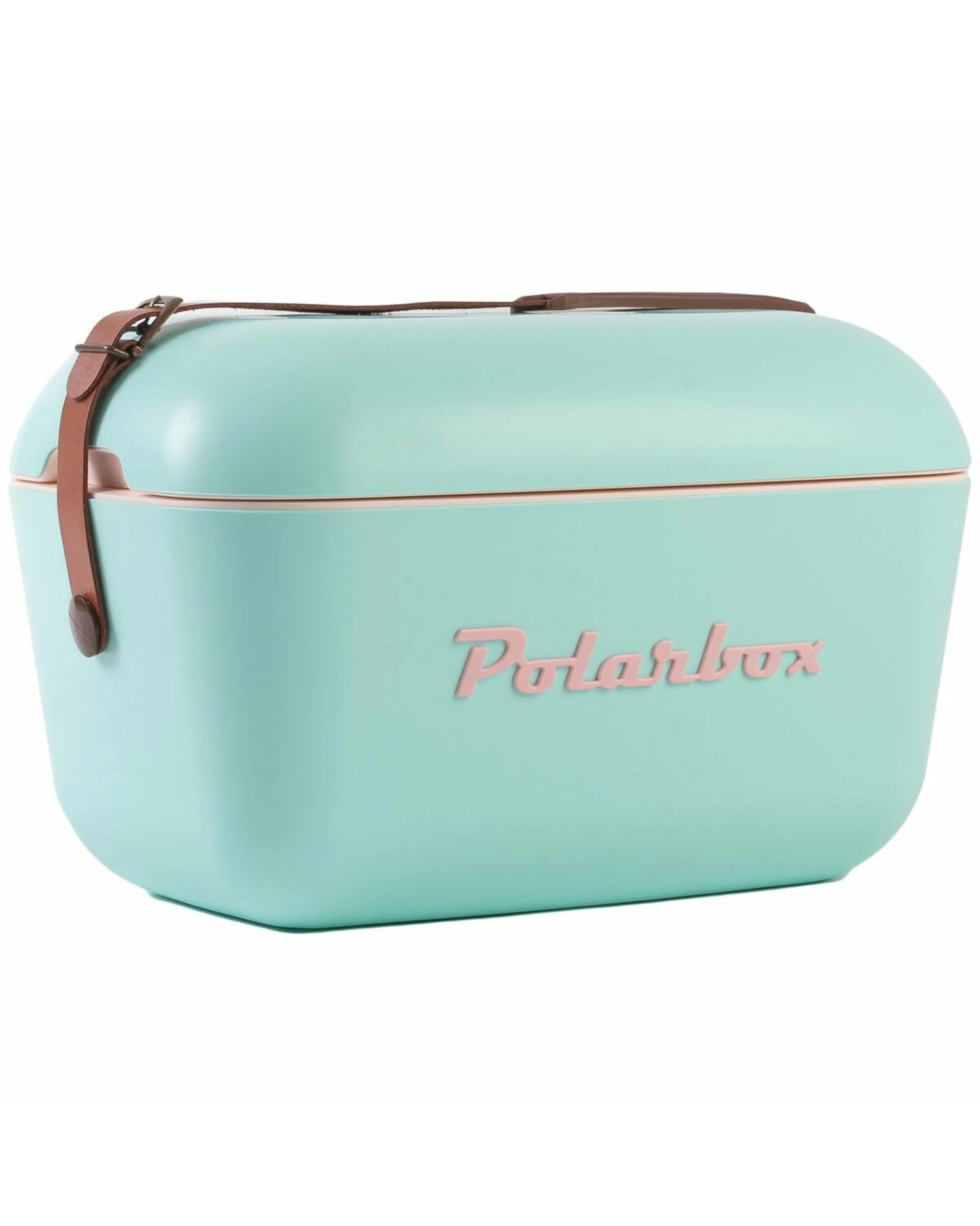 1 Polarbox Classic 12L Cooler Cyan with Rose Logo, 1 of 4