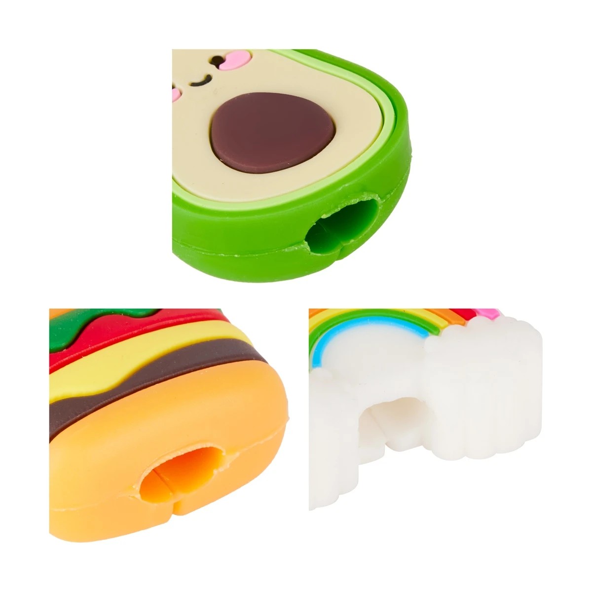 6 3 Pack Cable Protectors Fashion - Assorted, 6 of 6