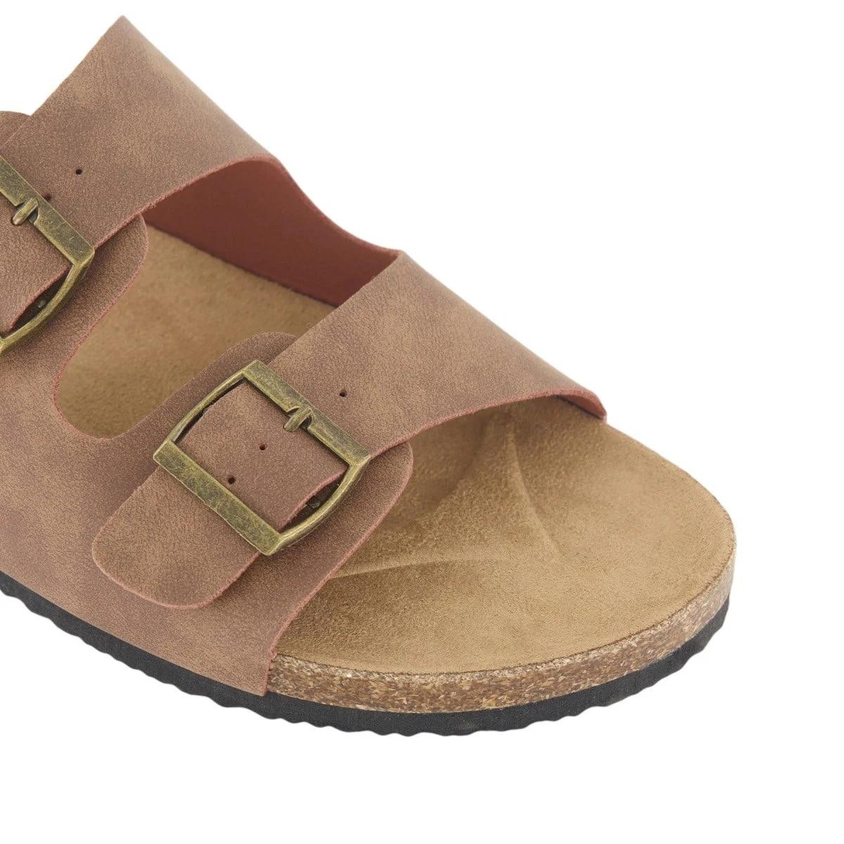 4 Double Buckle Sandals BROWN, 4 of 4