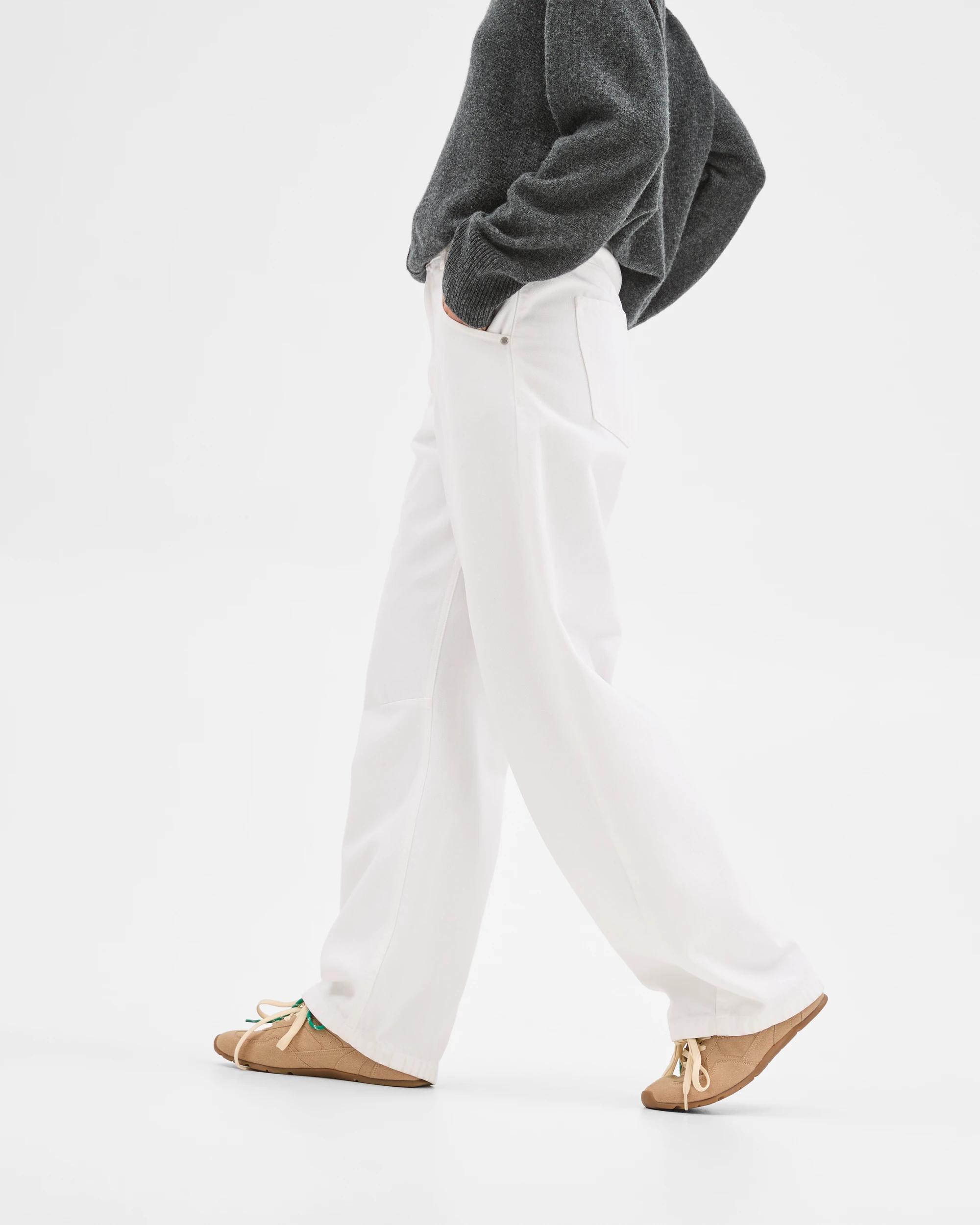4 Target Denim Cate Relaxed Barrel Denim Jeans BLEACH WHITE, 4 of 7