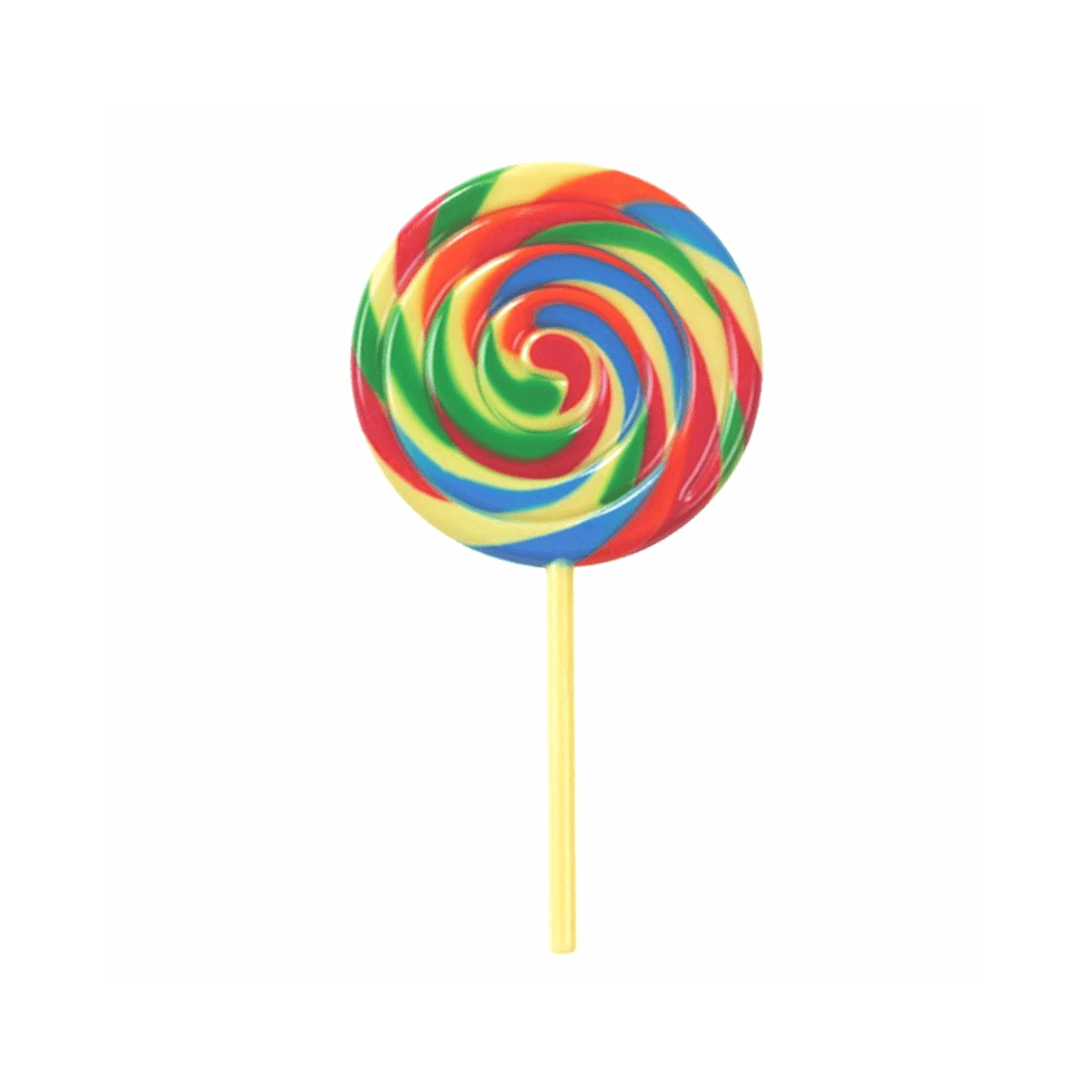 1 JD Party Plastic Rainbow Lollipop Decoration, 1 of 1