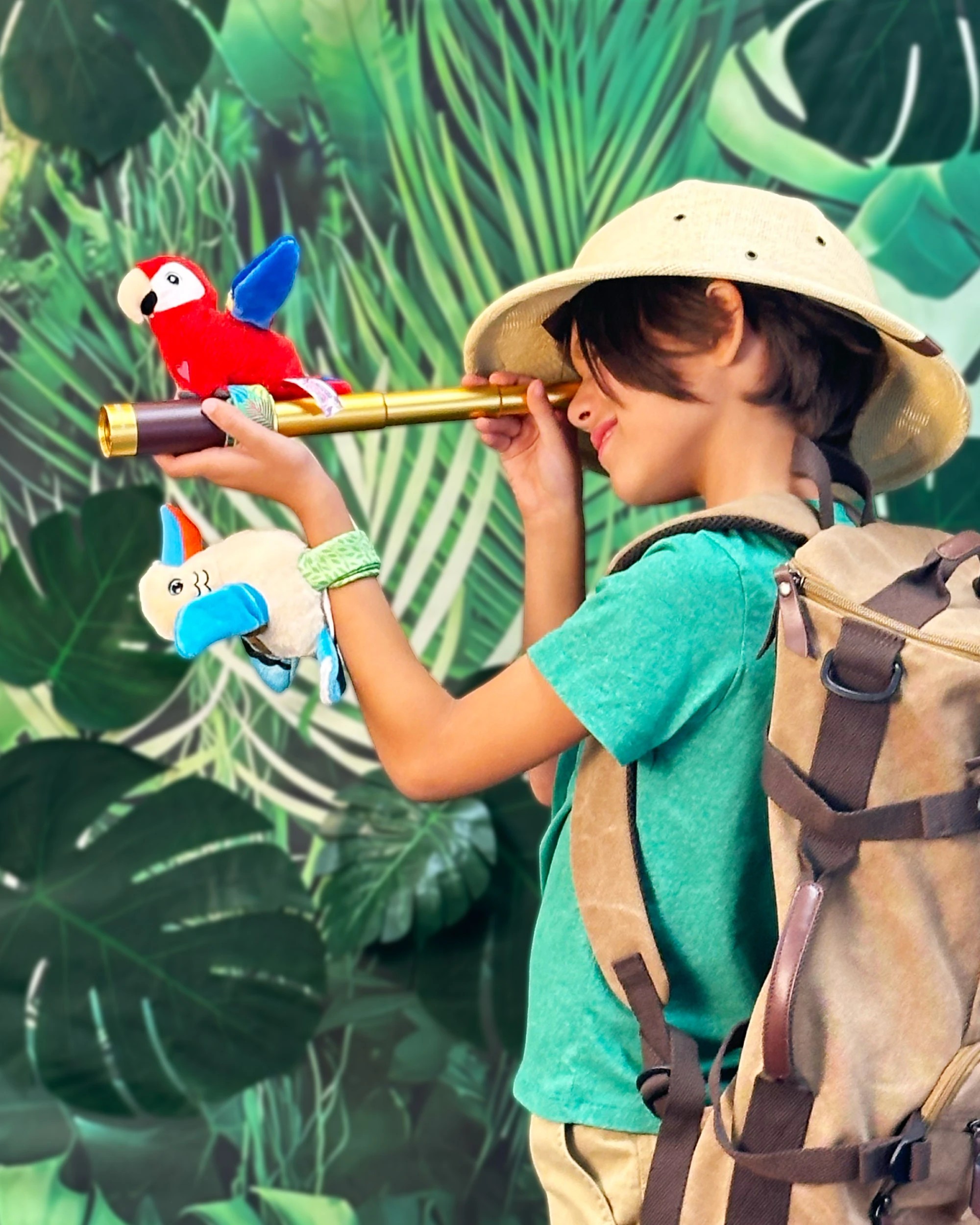 4 Global Shop Direct Happy Yappers Red Parrot and Oriole Adorable Bird Duos That Sing Flap Their Wings and Talk, 4 of 7