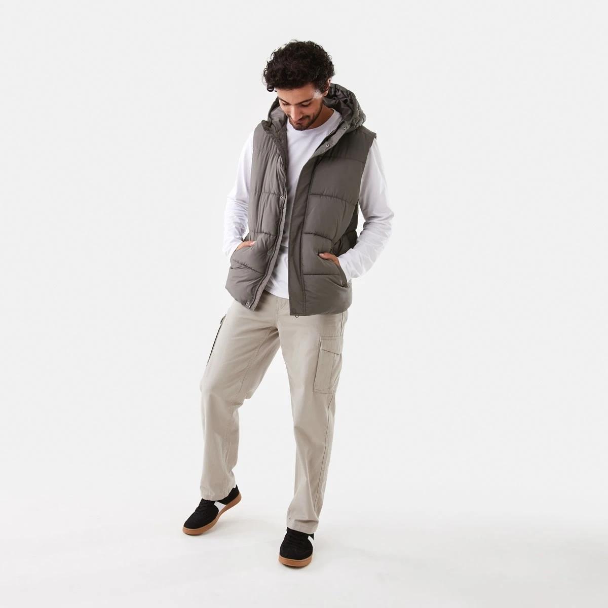 2 Hooded Puffer Vest Brn Eagle, 2 of 9