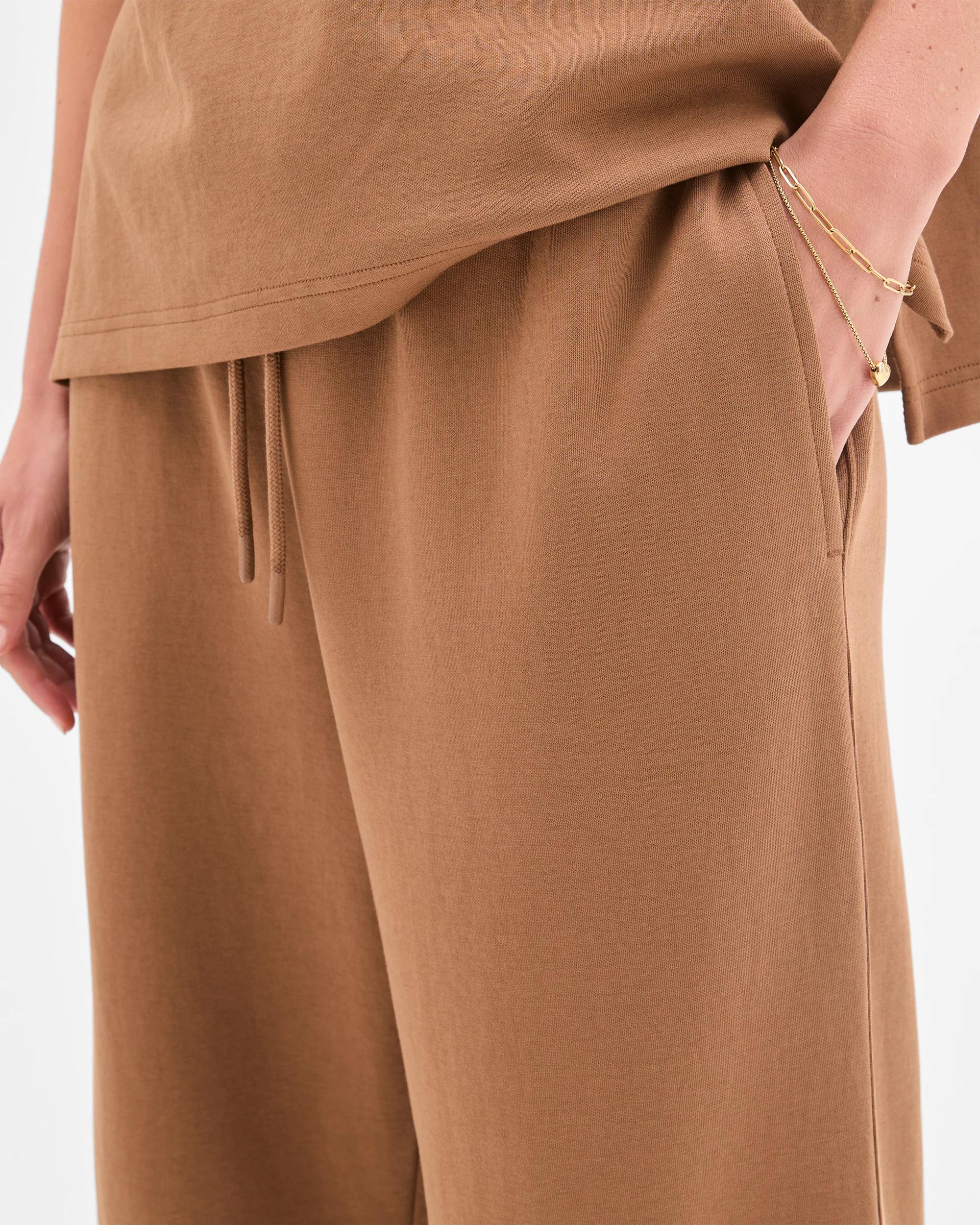 5 Target Woman Australian Cotton Blend Wide Leg Interlock Pants PARTRIDGE, 5 of 6