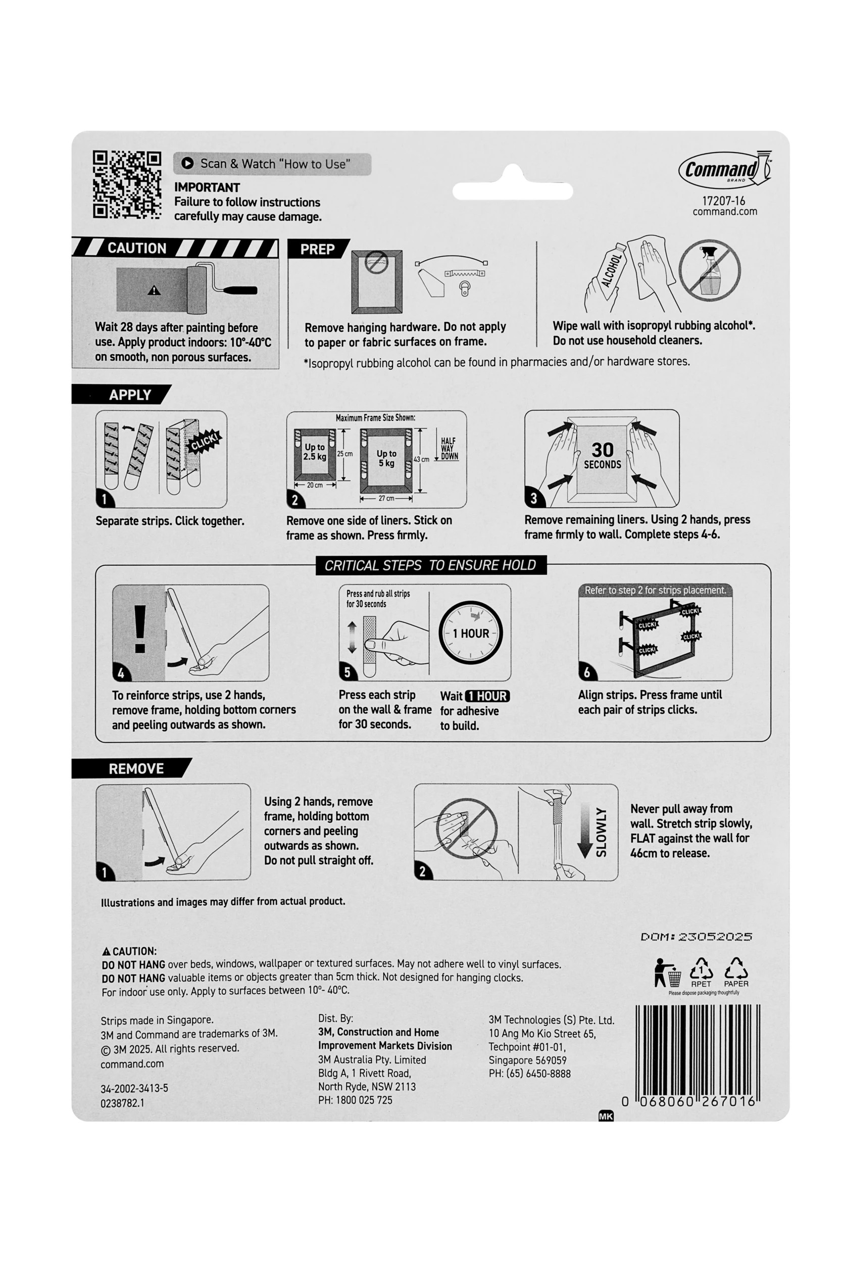 2 16 Pack 3M Command Picture Hanging Strips, 2 of 2