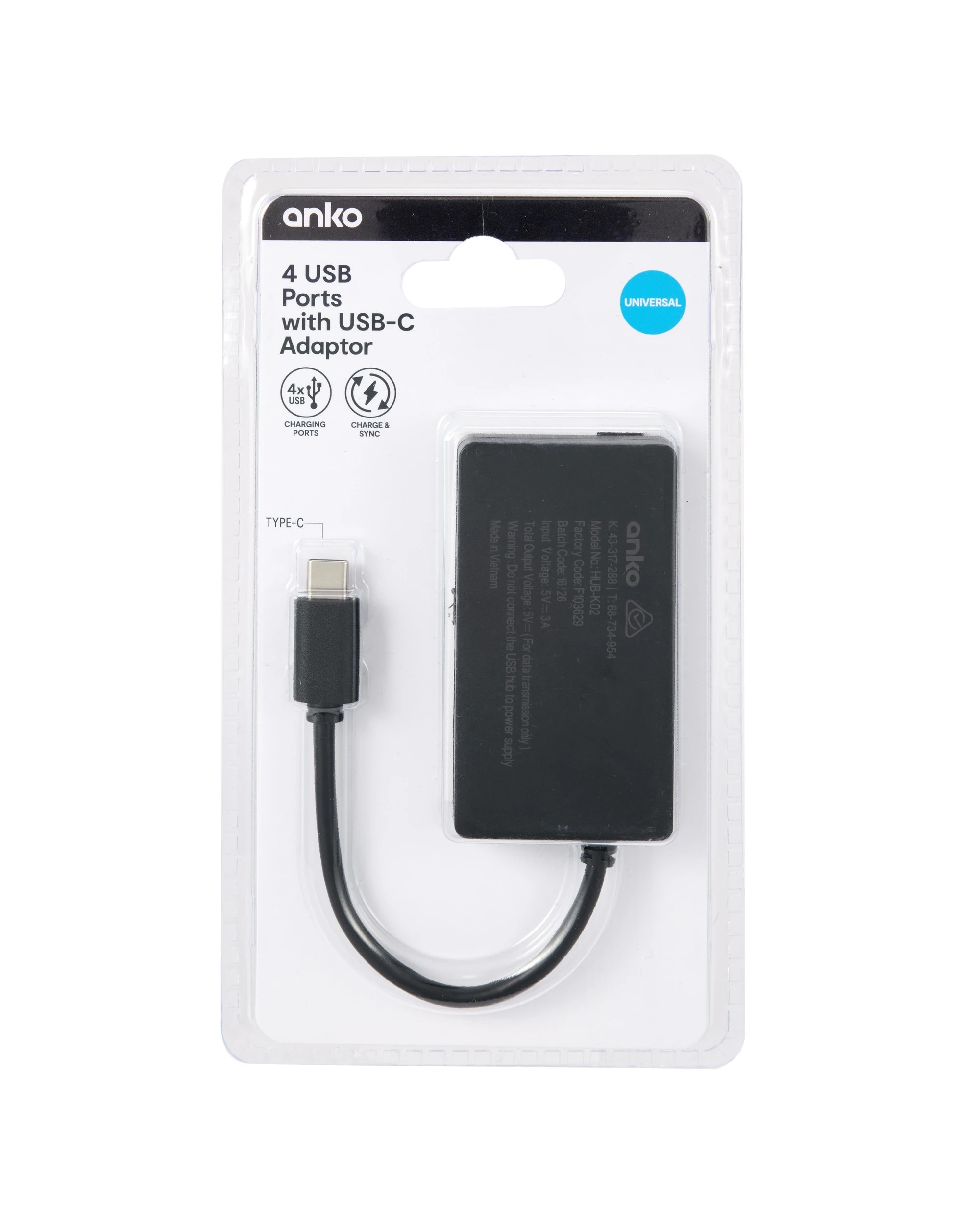 5 4 USB Ports with Type-C Adaptor, 5 of 5