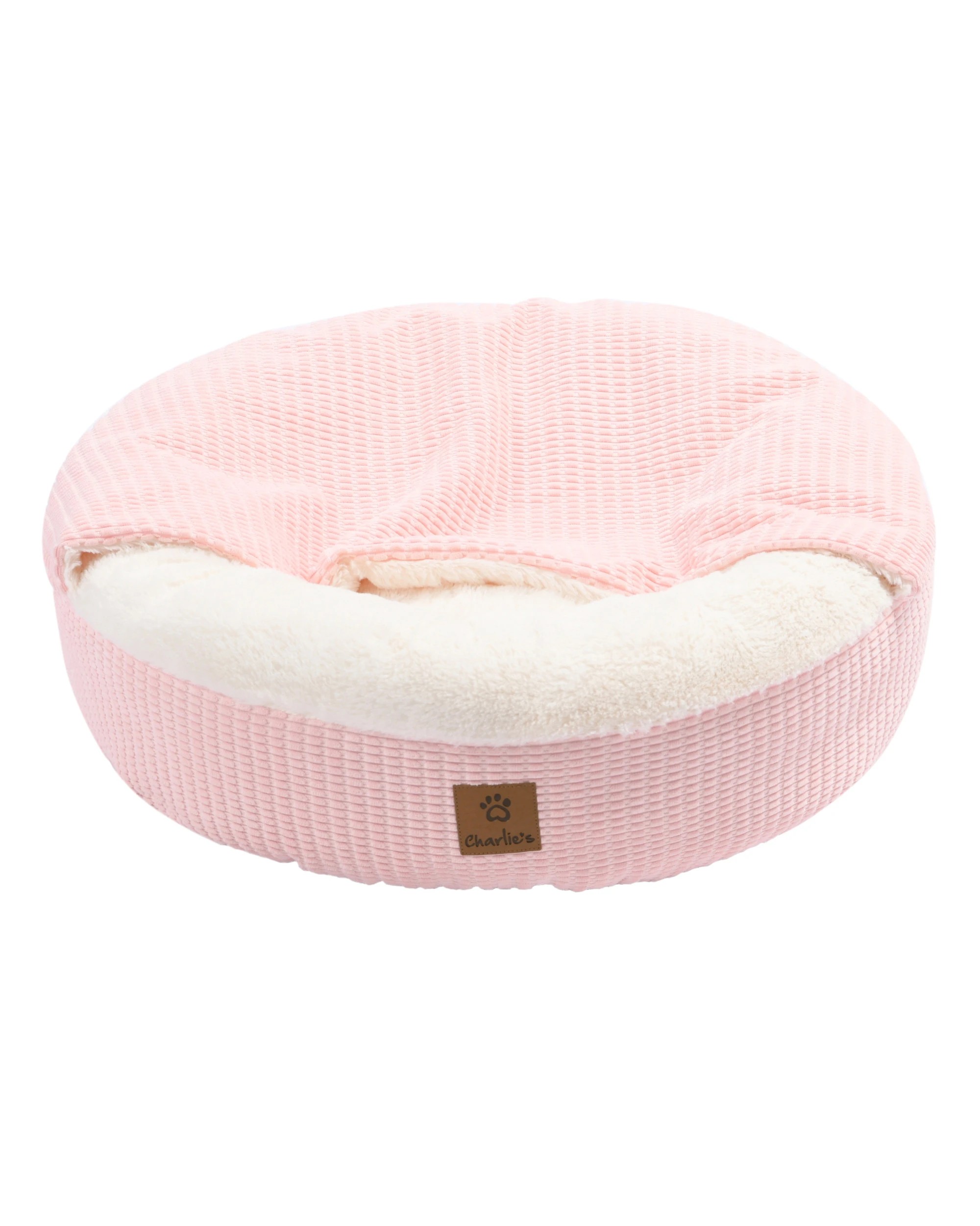 5 Charlie's Snookie Hooded Calming Dog Bed Small - Pink, 5 of 10