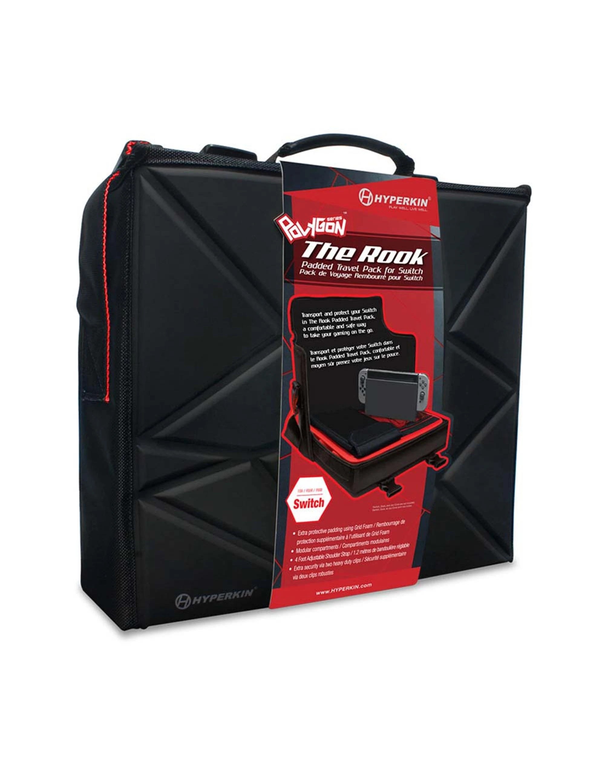 1 Hyperkin The Rook Polygon Travel Bag For Nintendo Switch - Multi, 1 of 3