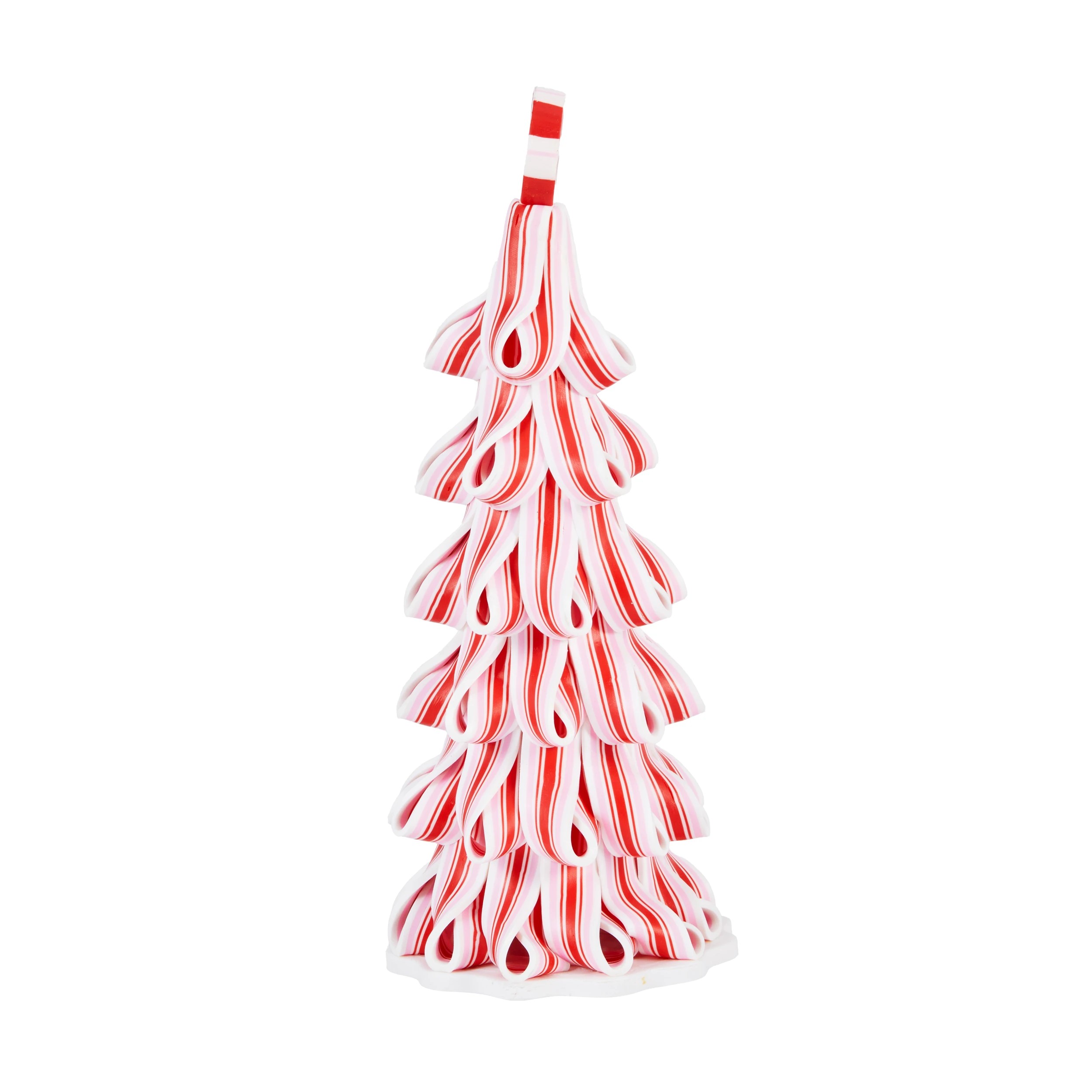 2 Handcrafted Candy Cane Tabletop Tree, 2 of 3