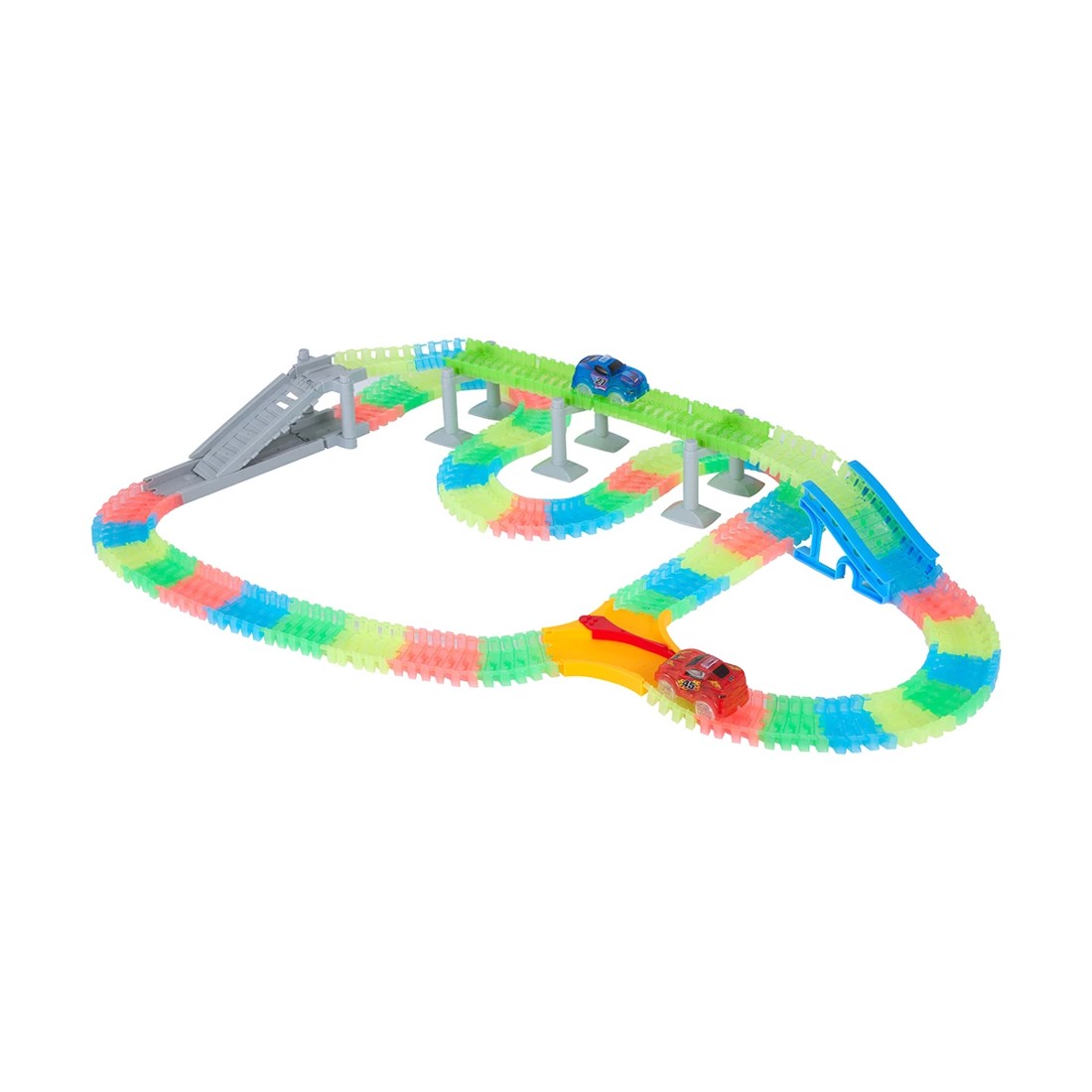 2 264 Piece Glow Track Playset, 2 of 10