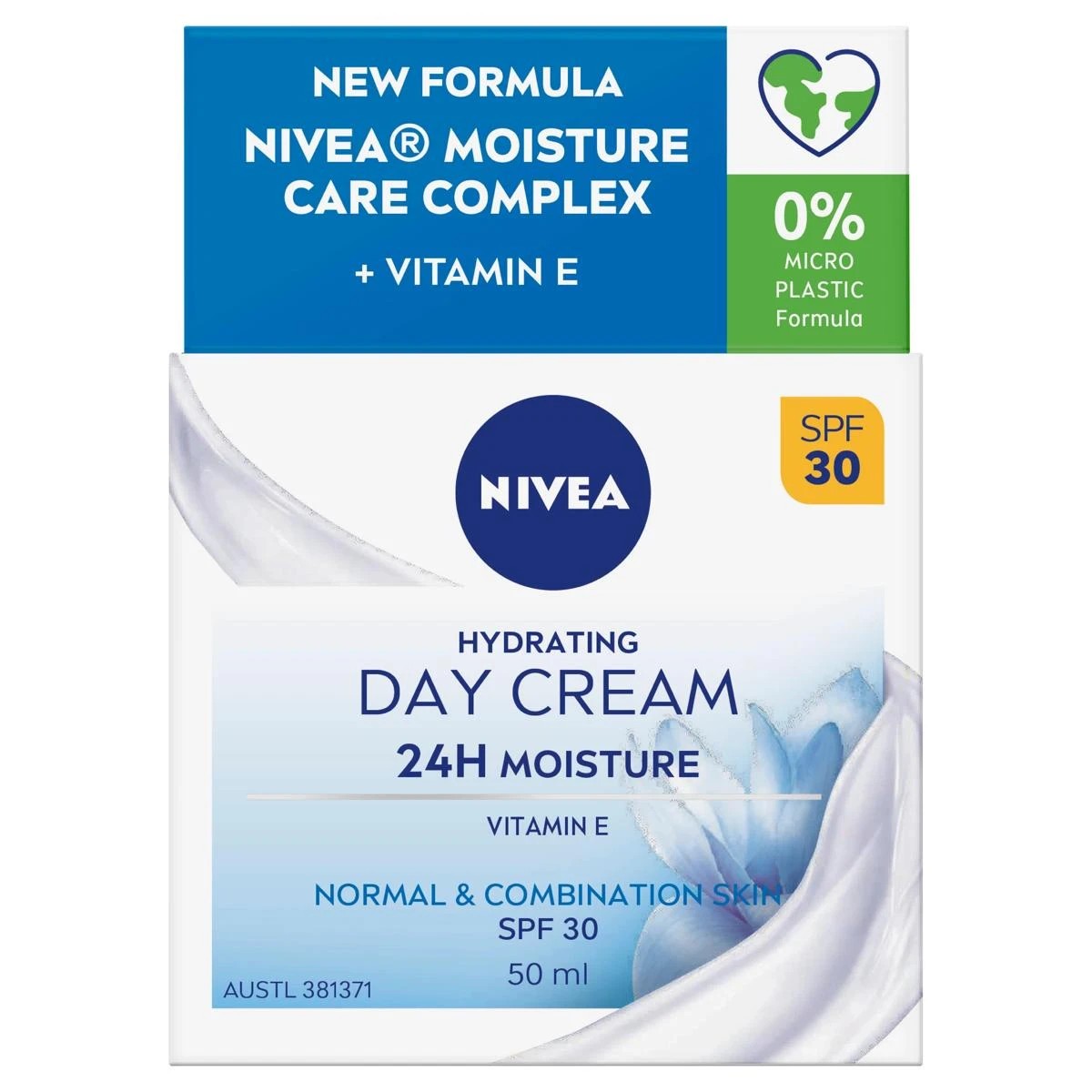 1 Nivea Hydrating Day Cream SPF 30 50ml - Vitamin E, 1 of 10