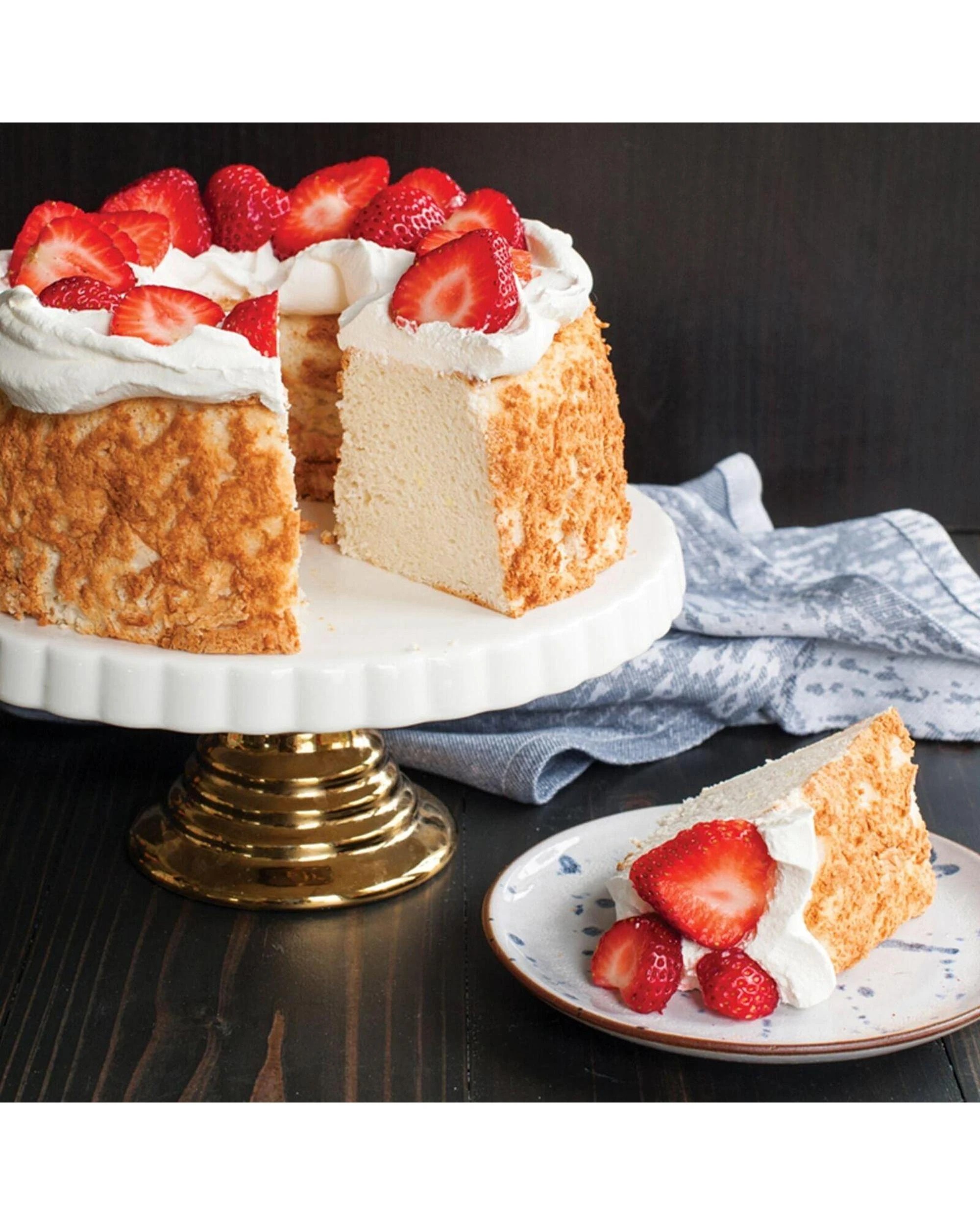 3 Nordic Ware Non Stick Aluminium Angel Food Cake Pan  25.5 x 25.5 x 11.5cm  Red, 3 of 4