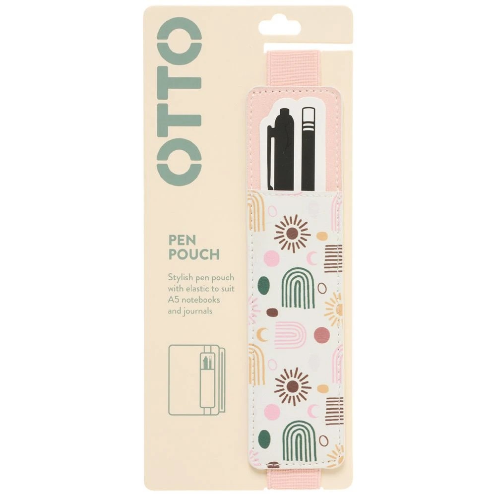 1 Otto Pen Pouch with Elastic Boho, 1 of 2