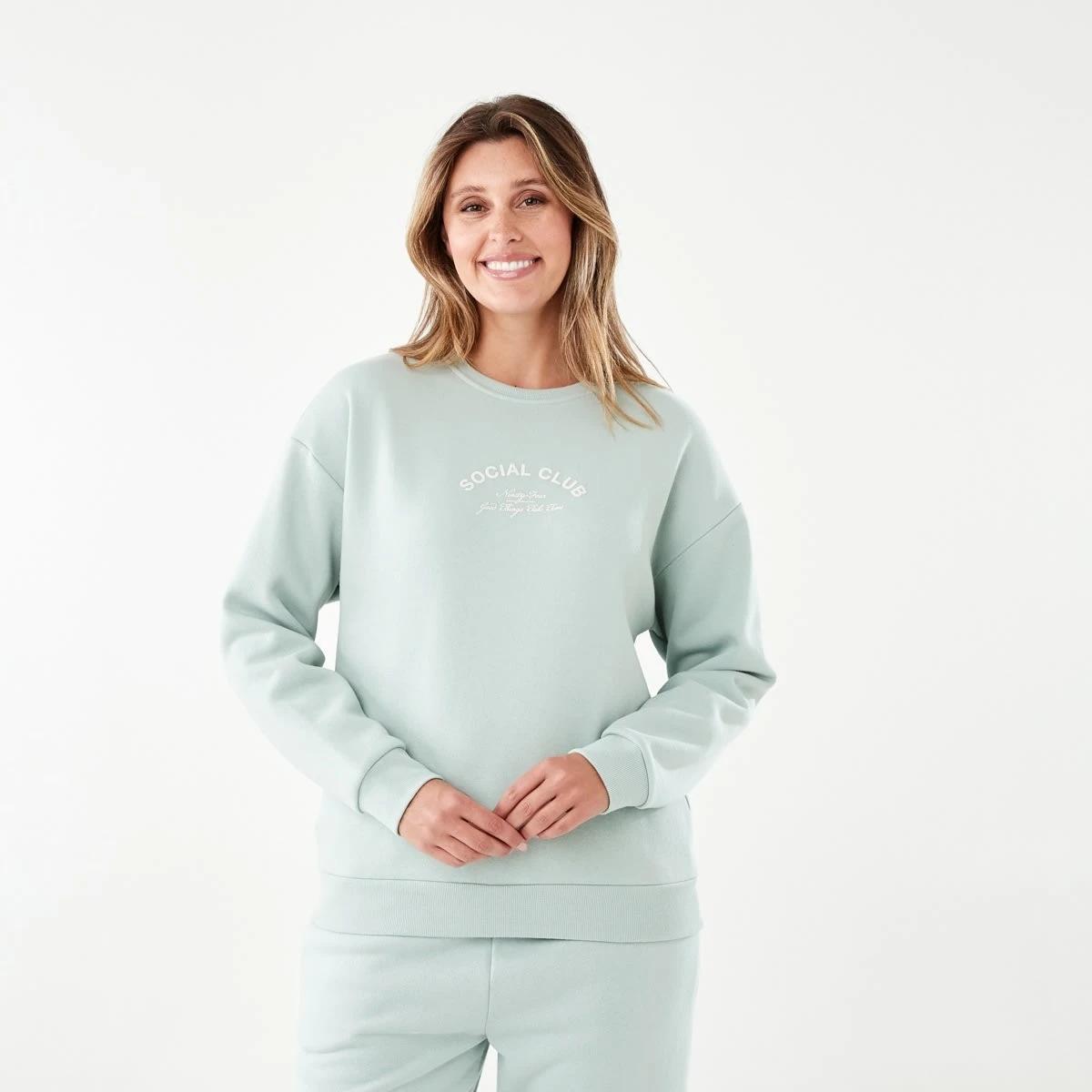 1 Long Sleeve Print Sweatshirt Social Clb, 1 of 6