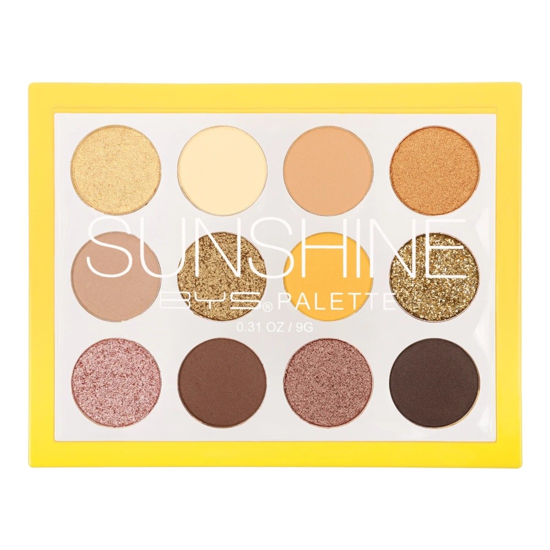 1 BYS 12 Shades Eyeshadow Palette - Sunshine, 1 of 3