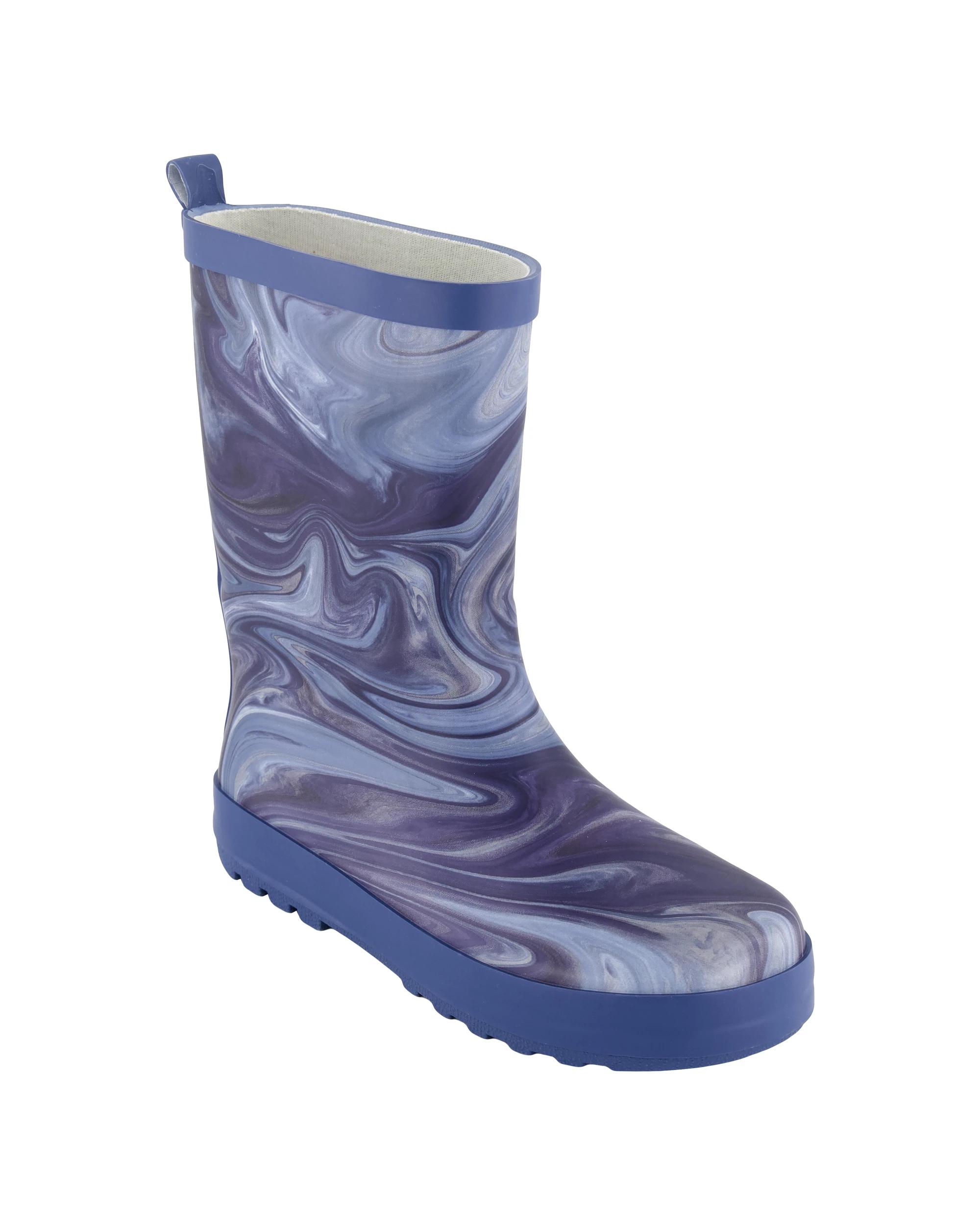 1 Senior Rainboots Blue Mbl, 1 of 4