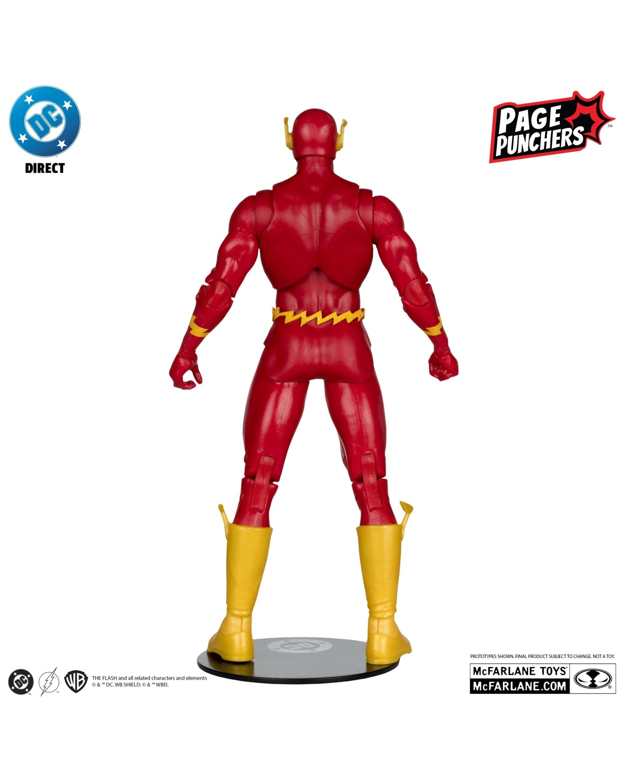 6 DC Direct Page Punchers The Flash #123 Barry Allen 7 inch Figure With Comic, 6 of 9
