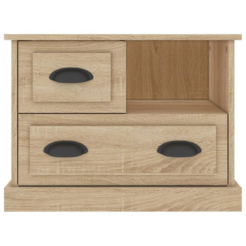 7 vidaXL bedside cabinet Ample Storage - Brown, 7 of 9