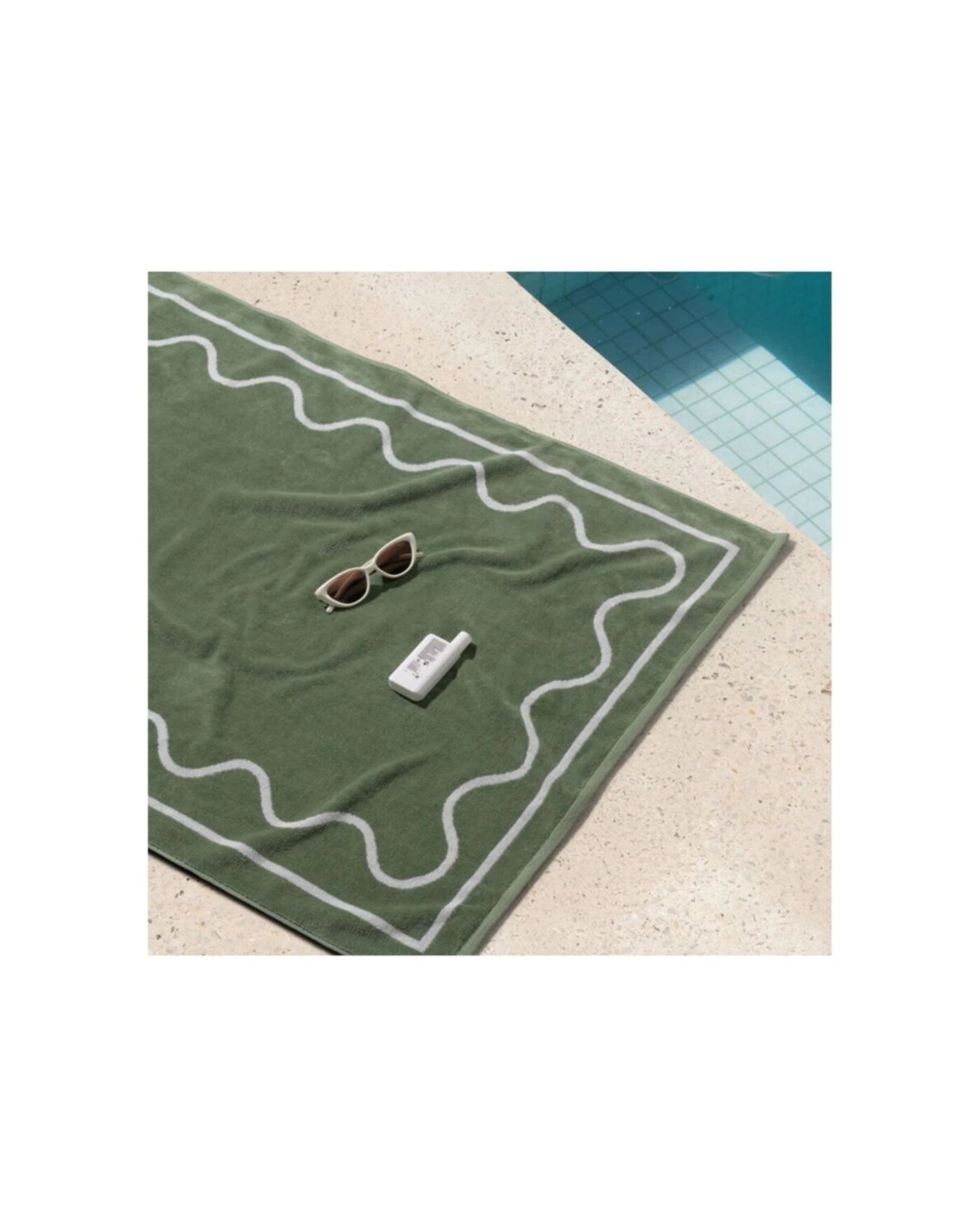 3 Canningvale Sorrentina Velour Pool-Beach Towel 100% Cotton - Multi, 3 of 3