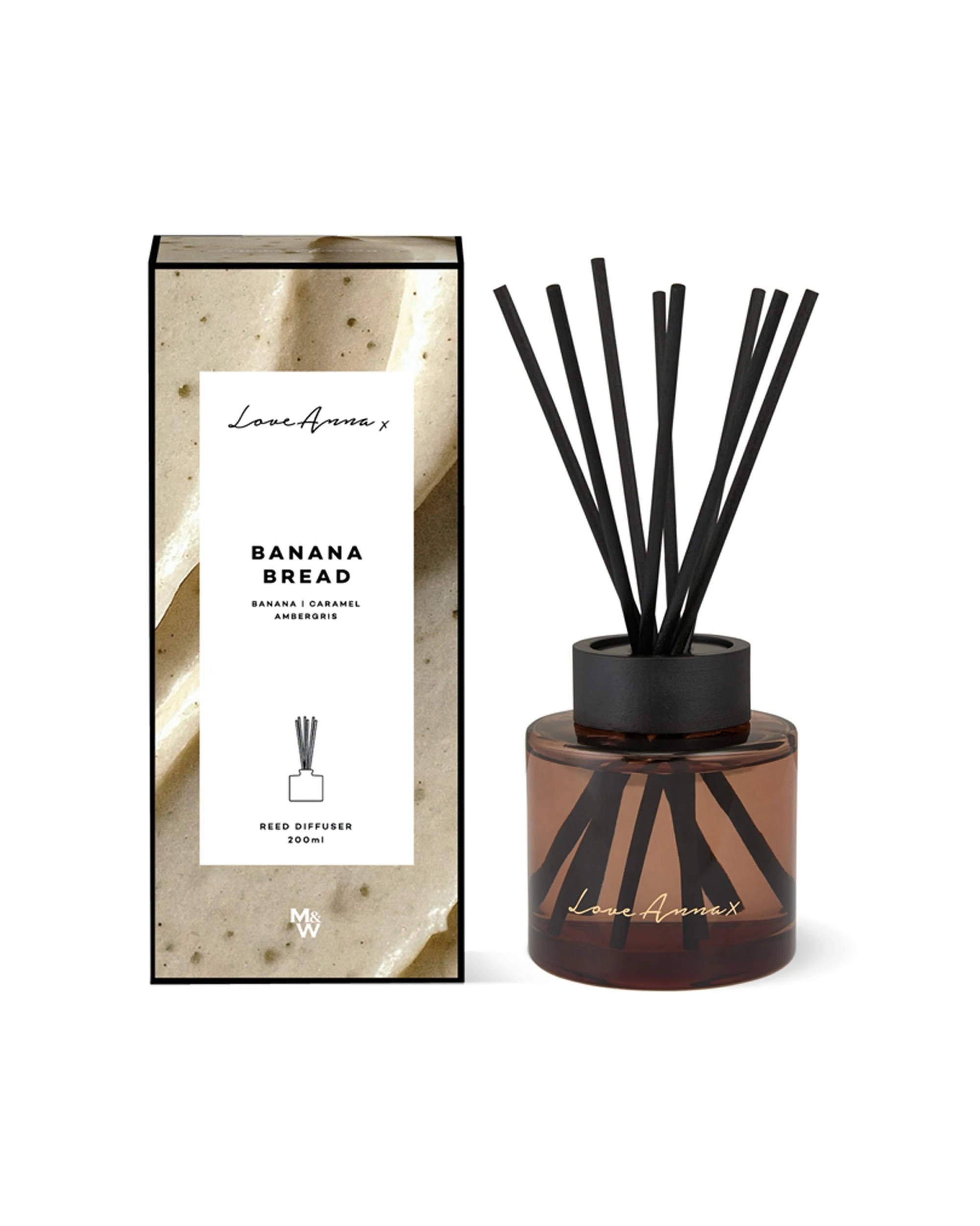 1 Love Anna X Botanika Kitchen Delights 200ml Porcelain Essential Oil Diffuser — Banana Bread Scent - Plain, 1 of 3