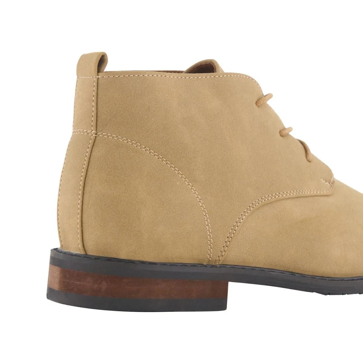4 Low Lace Up Boots Beige, 4 of 5