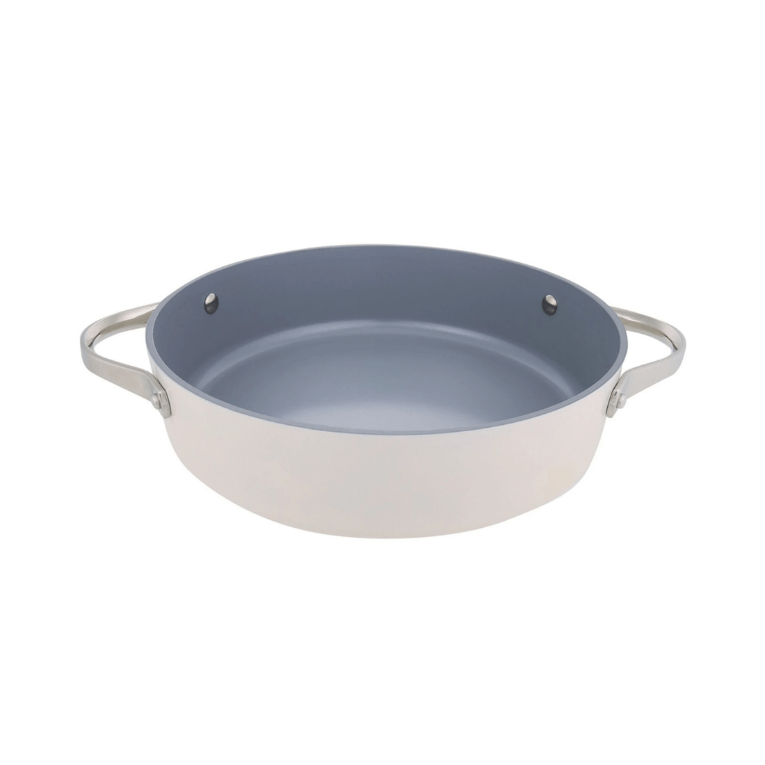 2 28cm PYROLUX NEXGEN Chef Pan 4.1L Ivory | Ceramic Non-Stick, Induction Base, Oven Safe, Recycled Aluminium, 2 of 7