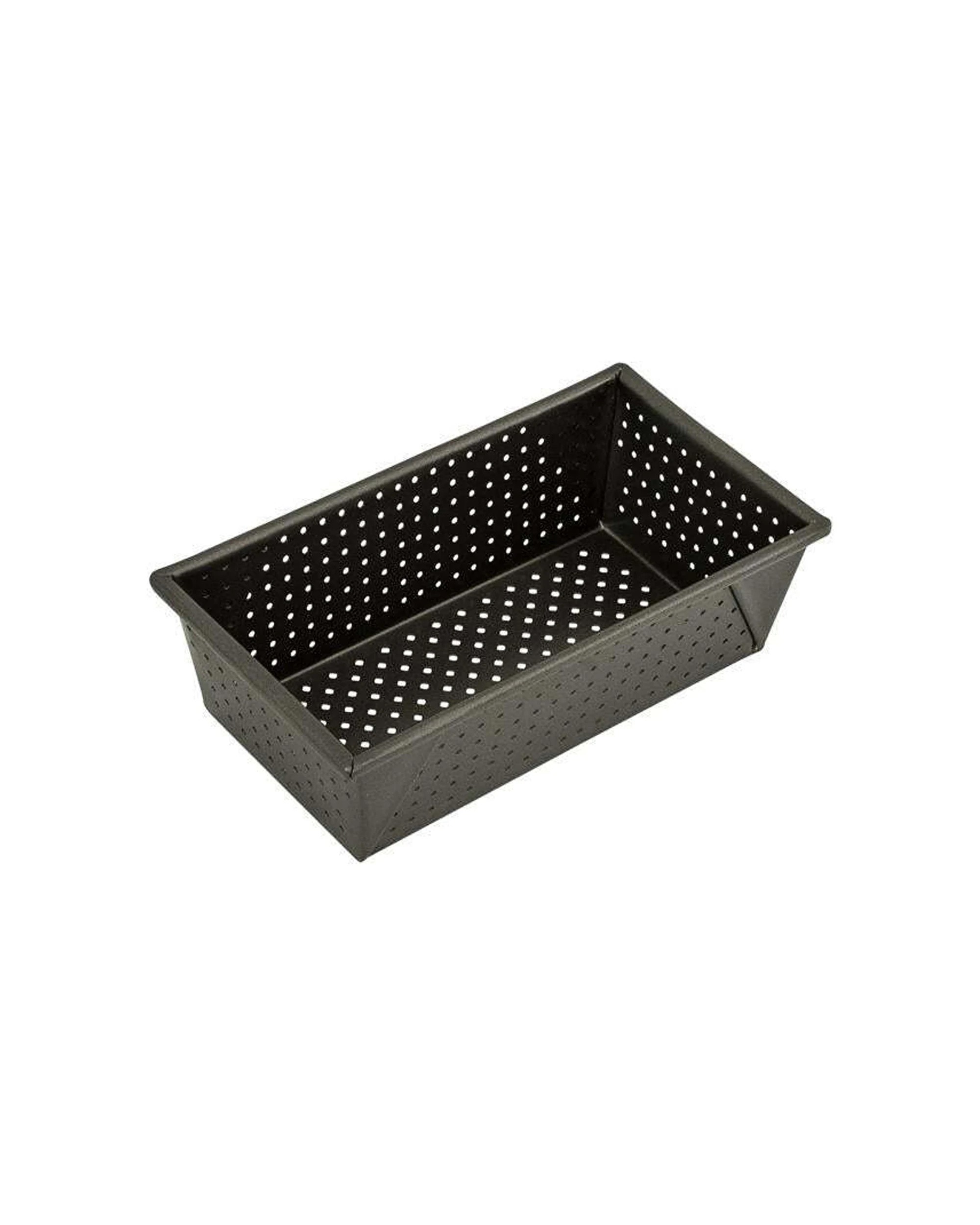 3 Bakemaster Perfect Crust 22x12cm Carbon Steel Loaf Pan 7cm Deep Non-stick - Black, 3 of 3