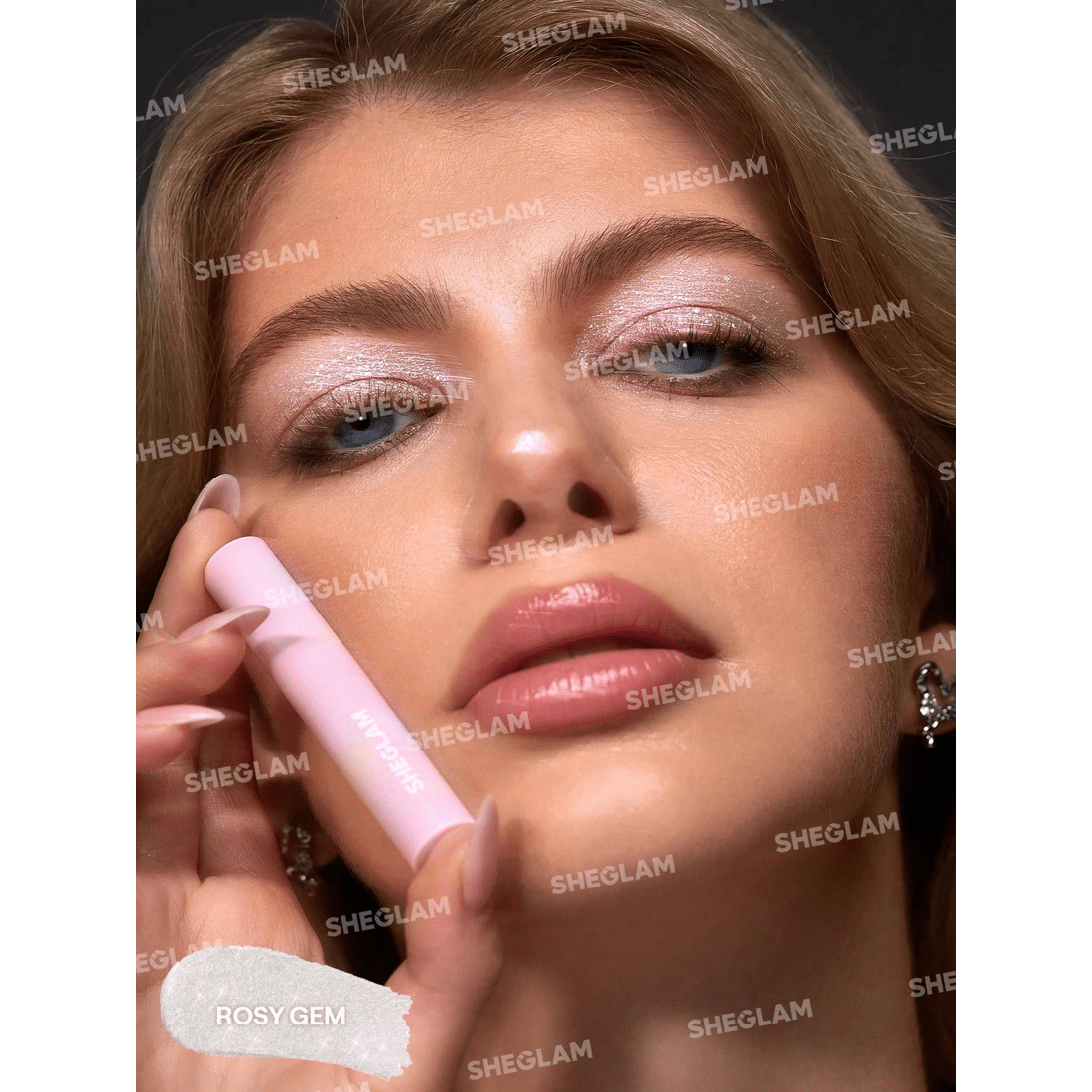 3 SHEGLAM Crystal Jelly Glaze Stick - Rosy Gem, 3 of 6