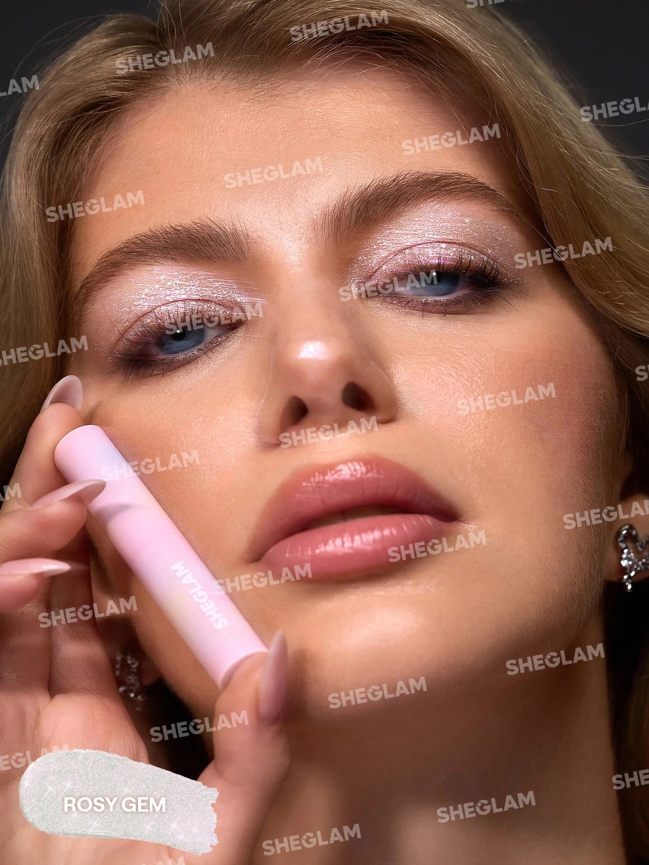 3 SHEGLAM Crystal Jelly Glaze Stick - Rosy Gem, 3 of 6