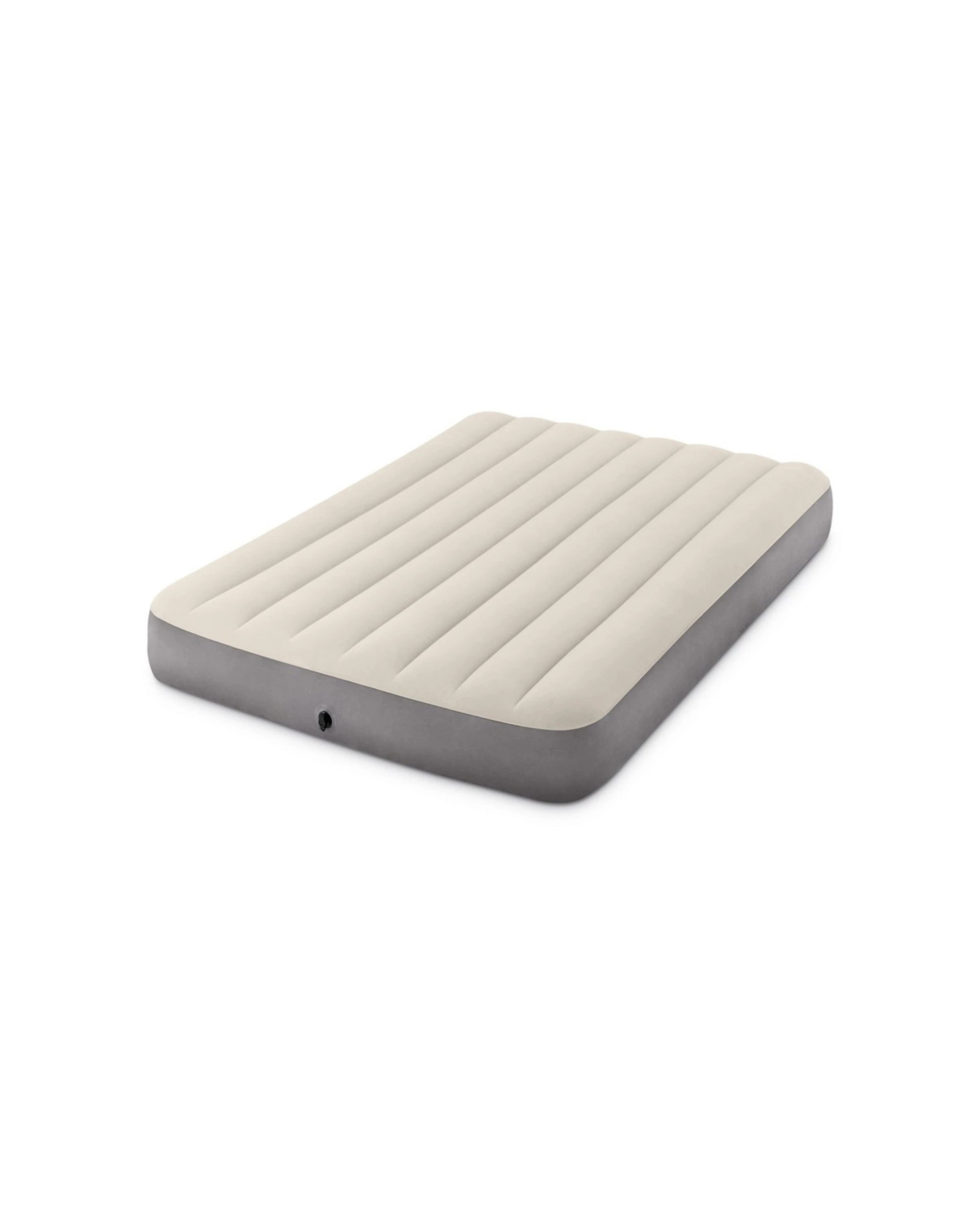 1 INTEX Deluxe Single-High Dura-Beam Airbed Fiber-Tech Construction - Single Bed - Beige, 1 of 3
