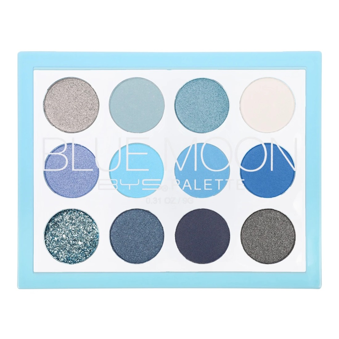 1 BYS 12 Shades Eyeshadow Palette - Blue Moon, 1 of 3